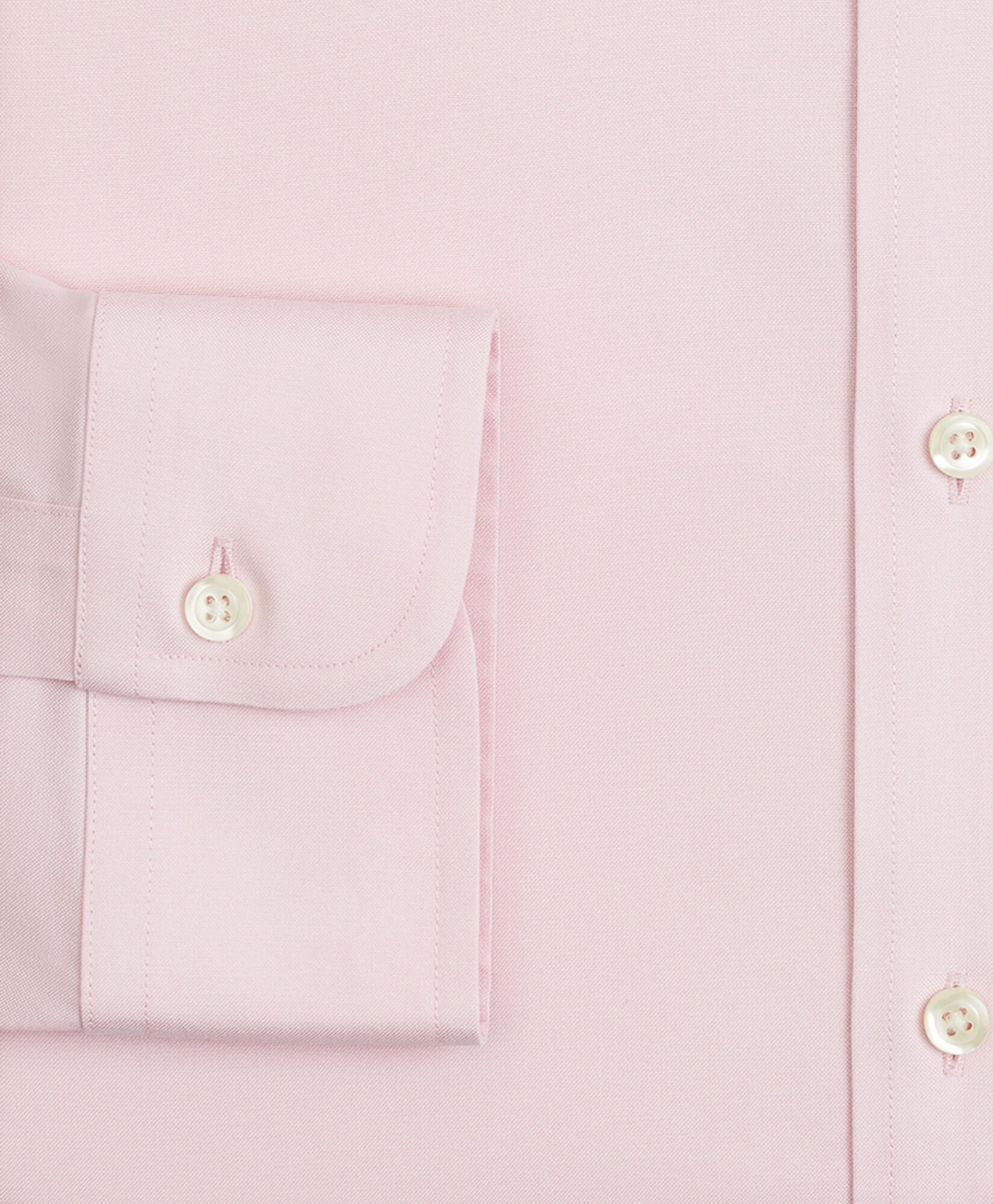 Brooks Brothers Slim Fit Non-Iron Stretch Cotton Shirt with Button Down Collar Light Pink 1000095084US100199387