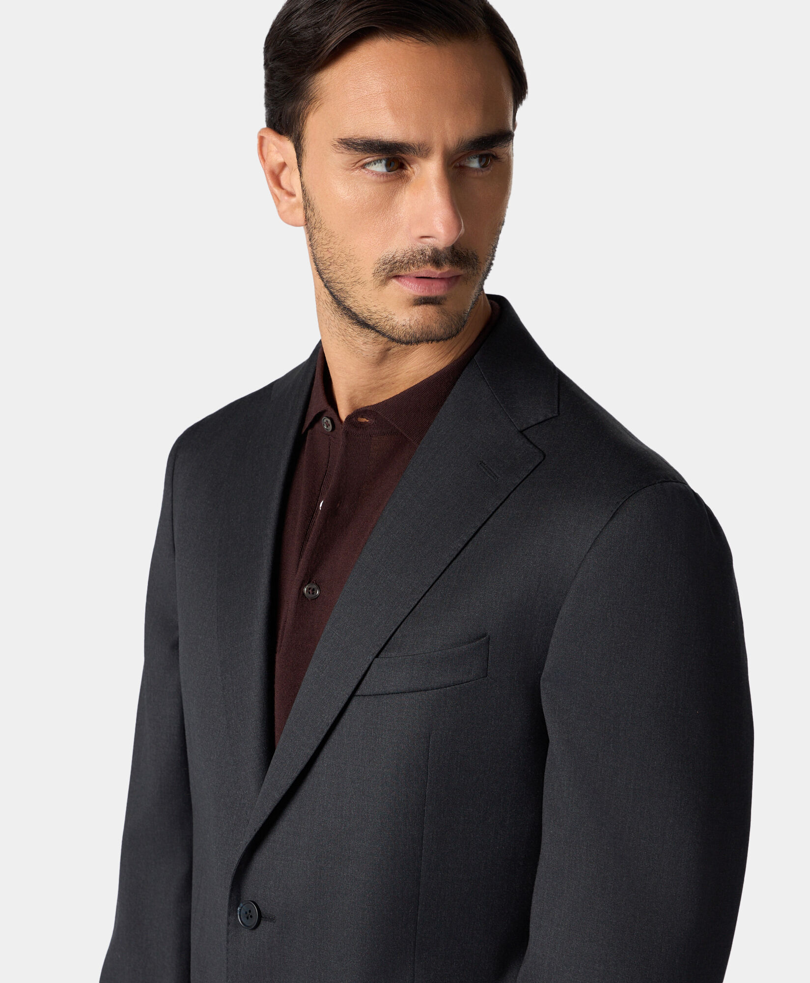 Brooks Brothers Virgin Wool Blazer Dark Grey JKREG038WVPWV003DKGRP001