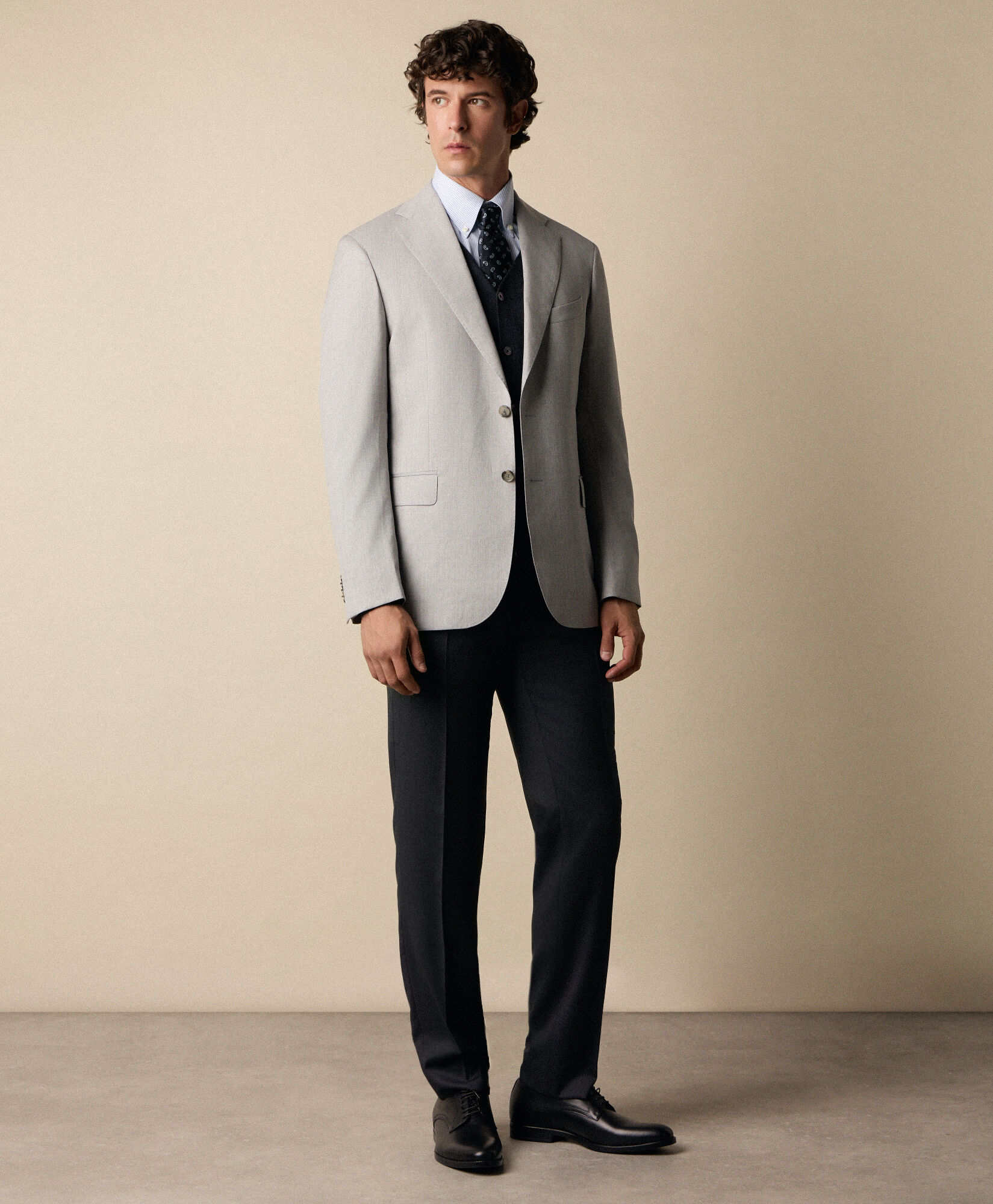 Brooks Brothers Virgin Wool Blazer Light Grey JKREG038WVPWV003LTGRP001