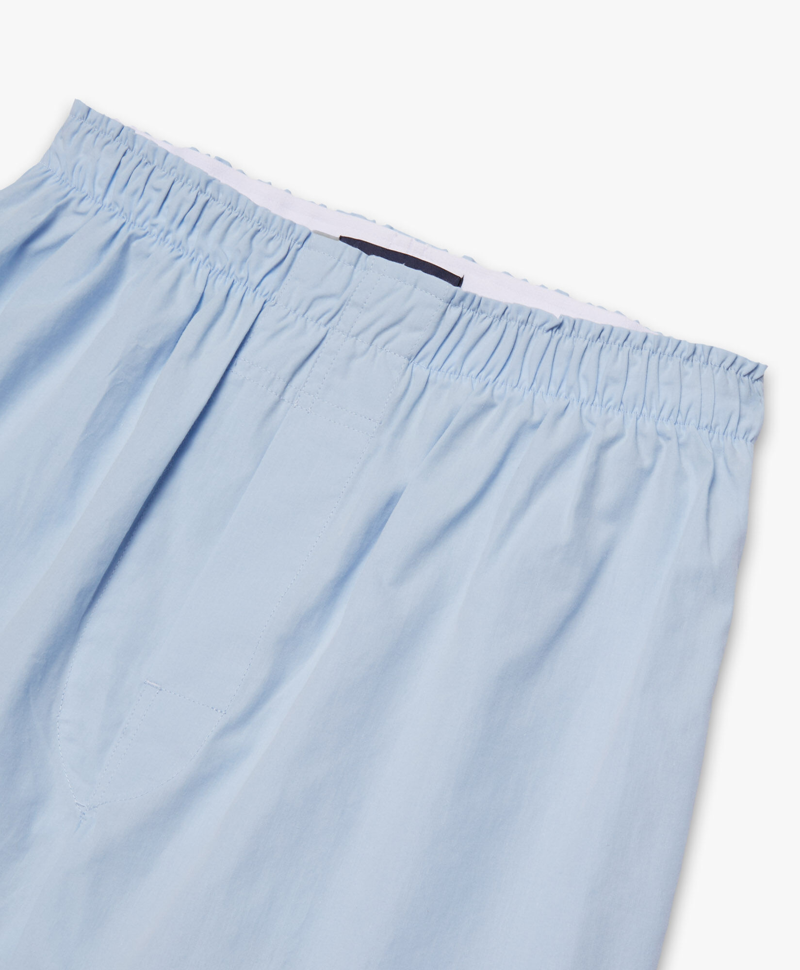Brooks Brothers Cotton Boxer Shorts Light blue UNDER001COPCO001LTBLP001