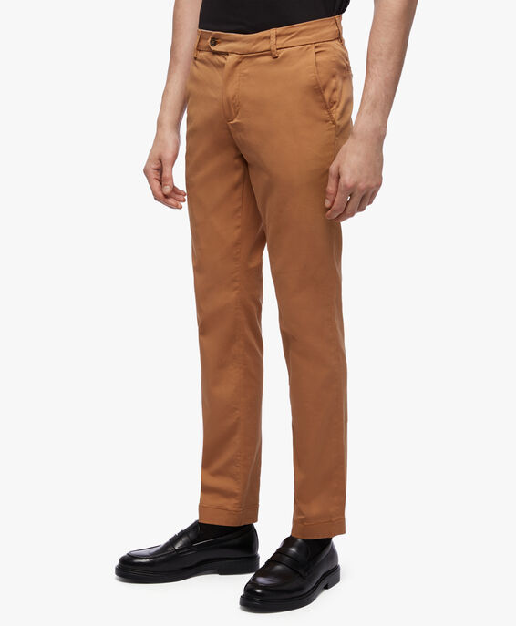 Brooks Brothers Stretch Cotton Chinos Tabacco CPCHI008COBSP002TABAP001