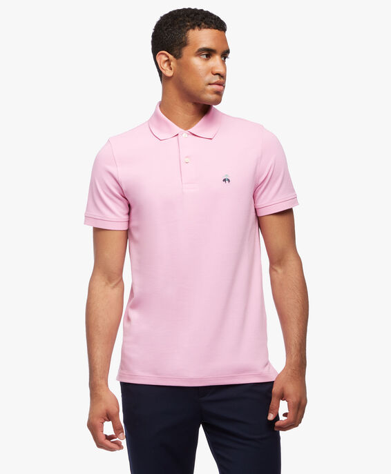 Brooks Brothers Golden Fleece Slim Fit Stretch Supima Polo Shirt Pink 1000090710US100195869