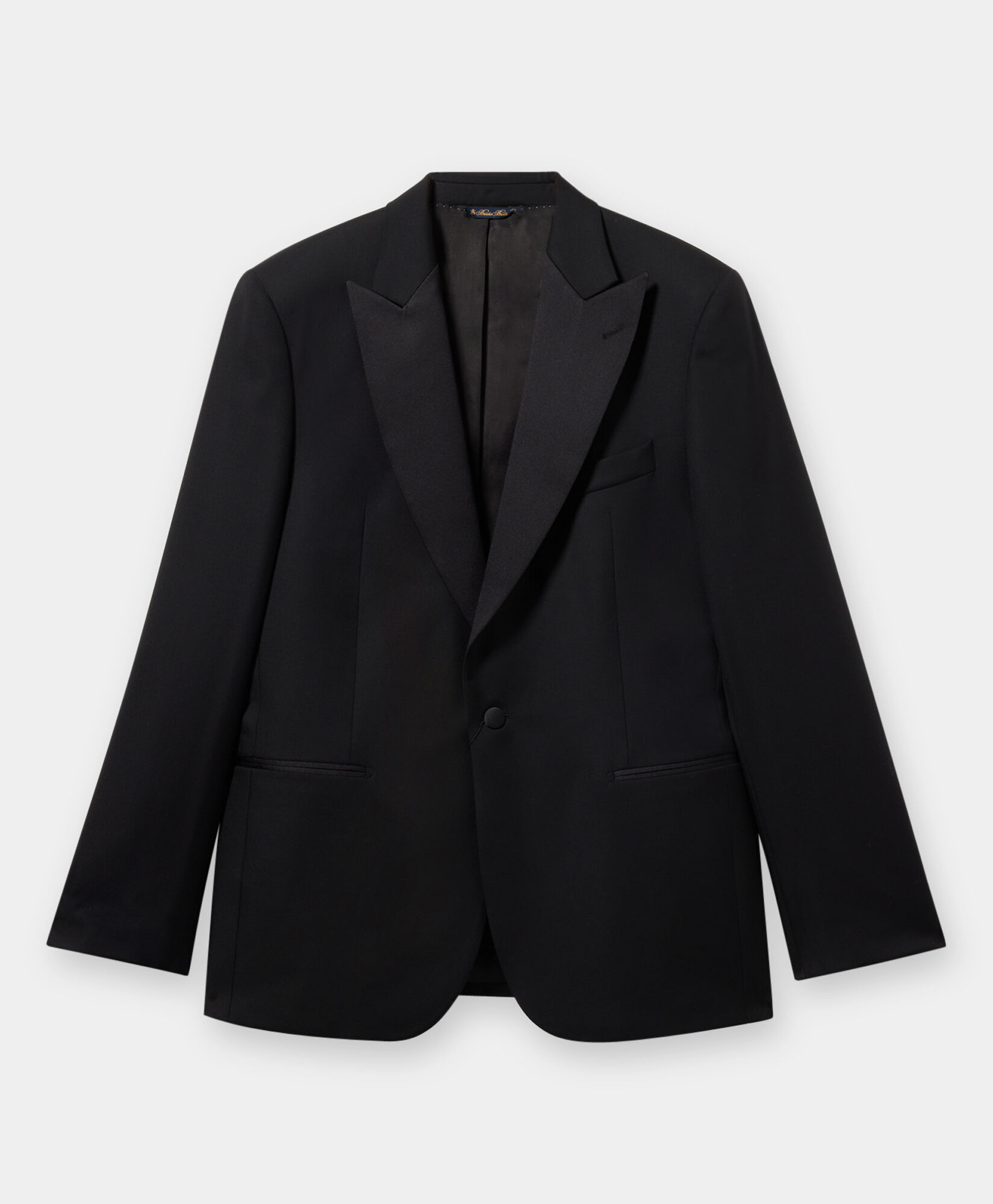 Brooks Brothers Virgin Wool Tuxedo Suit Black STREG067WVPWV003BLAKP001