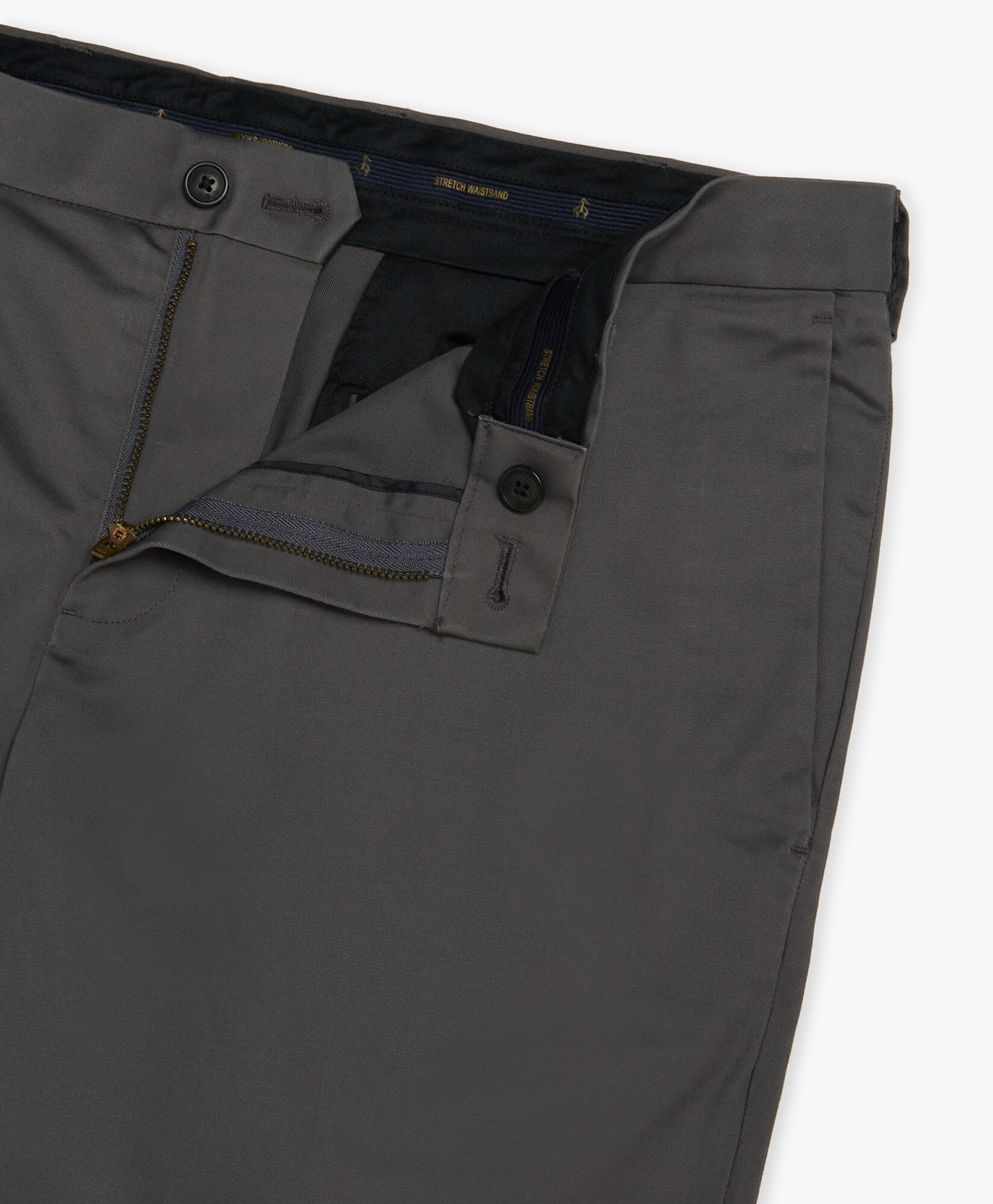 Brooks Brothers Soho Extra-slim Stretch Advantage Chinos®, Cotton Twill Dark Grey 1000081589US100168474