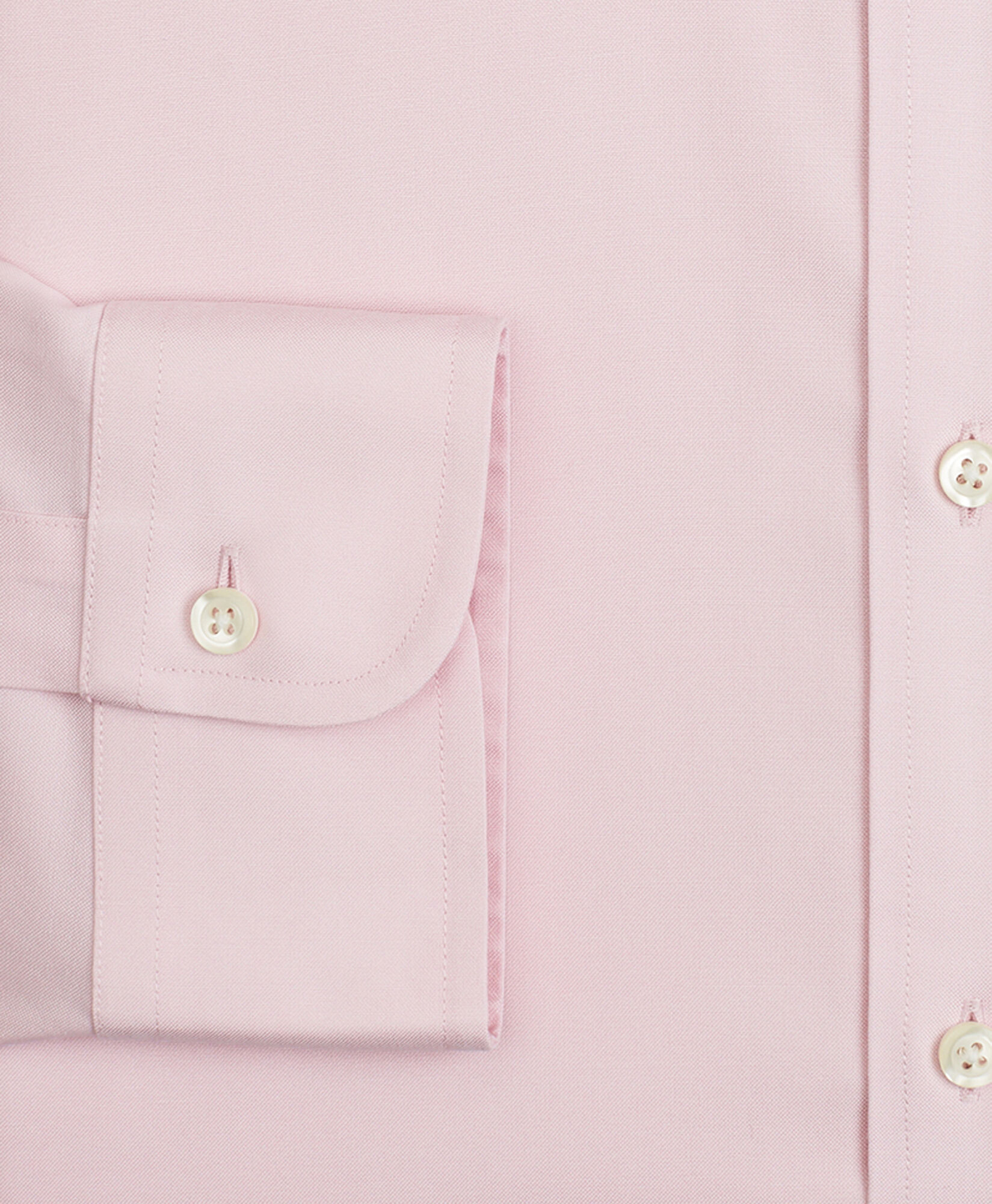 Brooks Brothers Regular Fit Non-Iron Stretch Cotton Shirt with Ainsley Collar Pink 1000095080US100199367