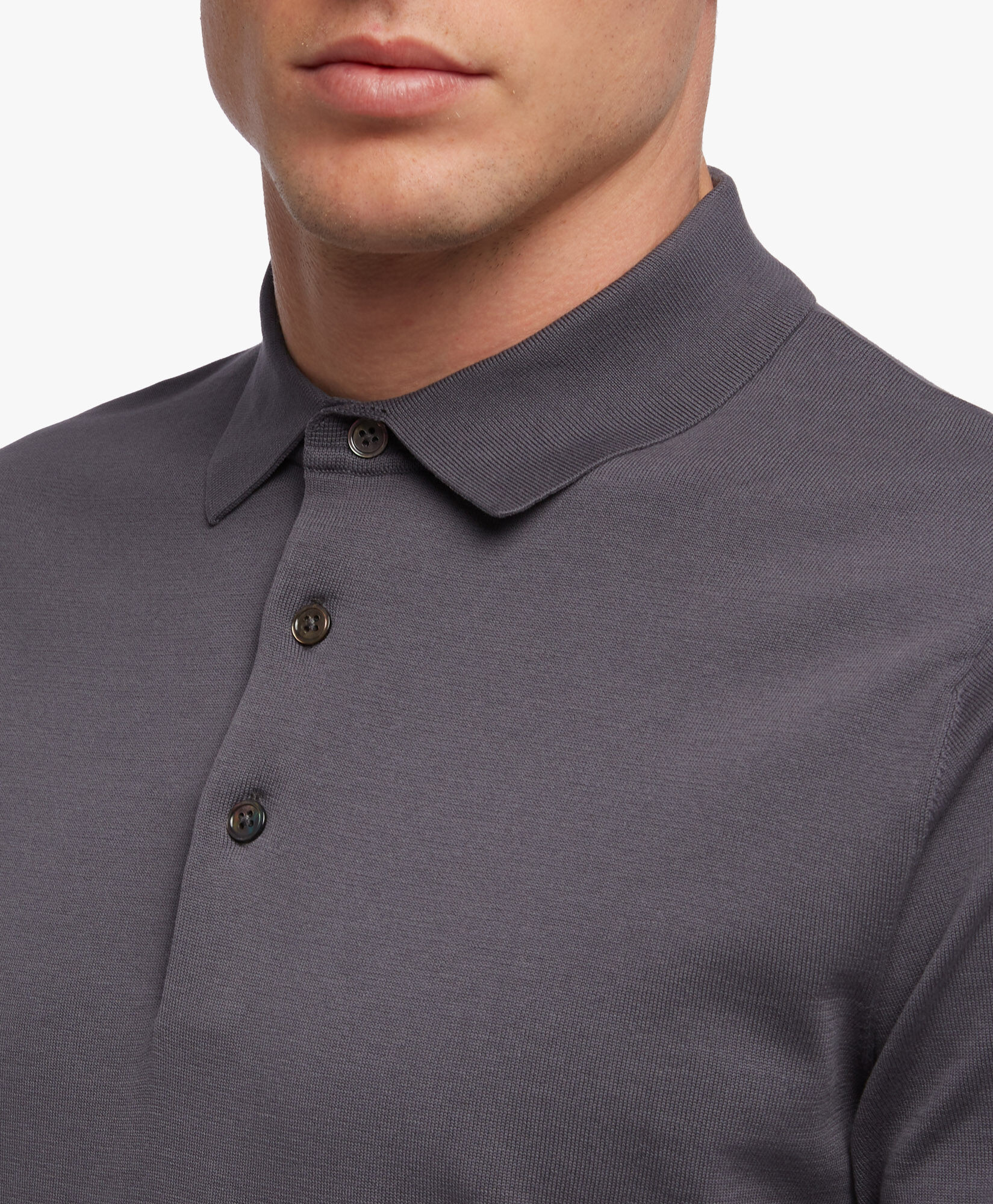 Dark Grey Cotton Polo Shirt in Dark Grey for Men Brooks Brothers EU