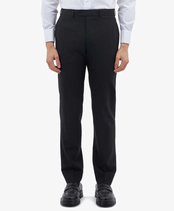 Brooks Brothers Milano Slim-fit Suit Trousers, Twill Wool Black 1000028475US100064483