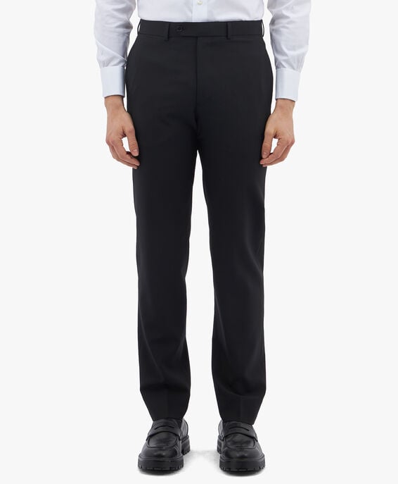 Brooks Brothers Pantalón de traje de sarga corte slim Milano Negro 1000028475US100064483