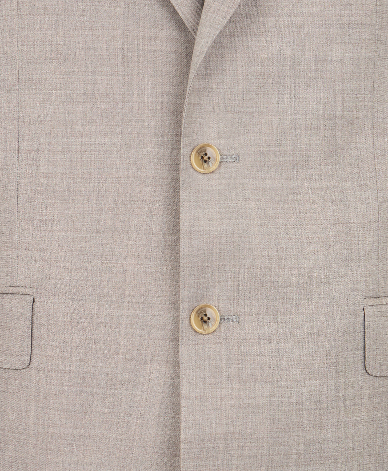 Brooks Brothers Virgin Wool Blend Comfort Blazer Natural JKREG096WVBPL004NATLP001