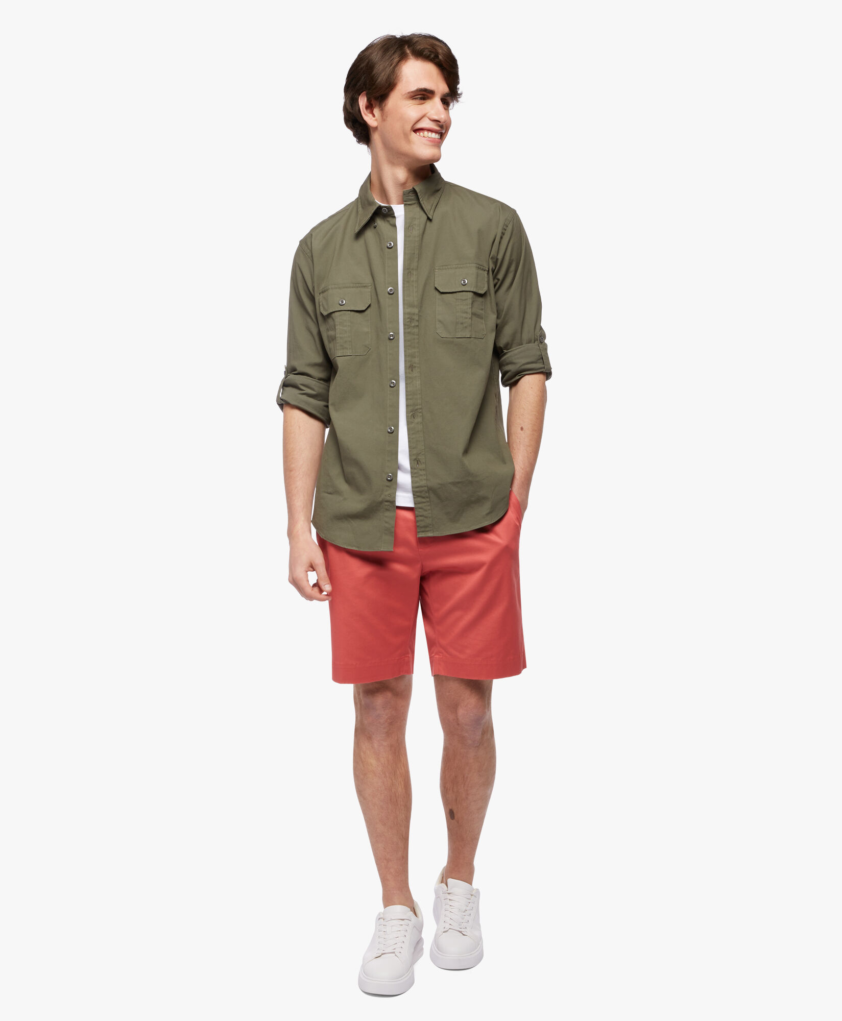 Mens short sleeve canvas shirts on sale