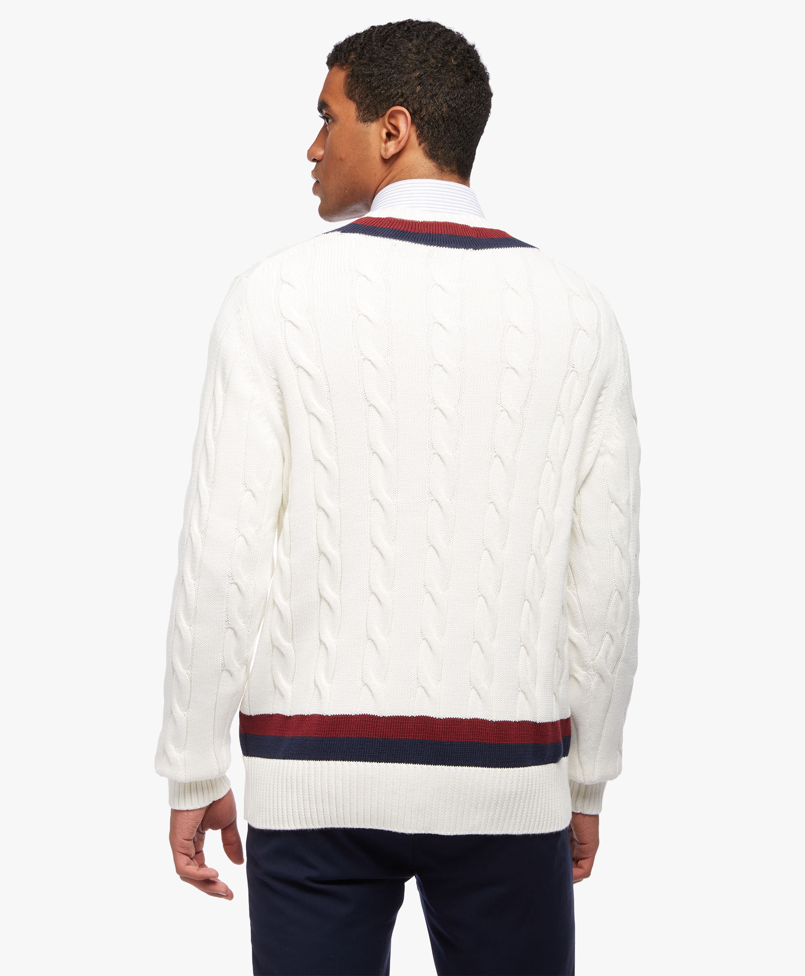 Men's v best sale neck tennis sweater