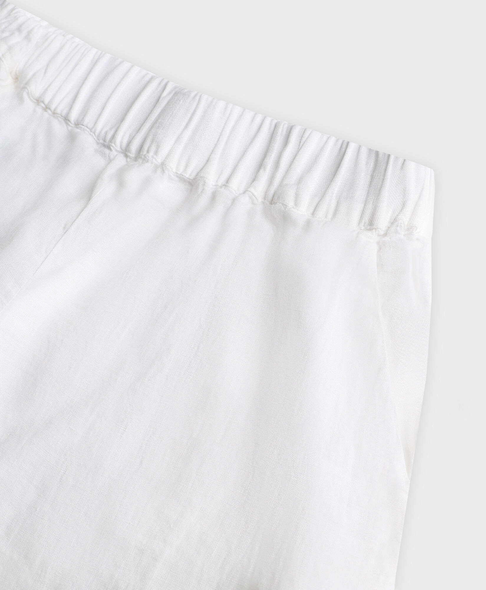 Brooks Brothers Shorts in Lino Bianco CPBER015LIPLI001WHITP001