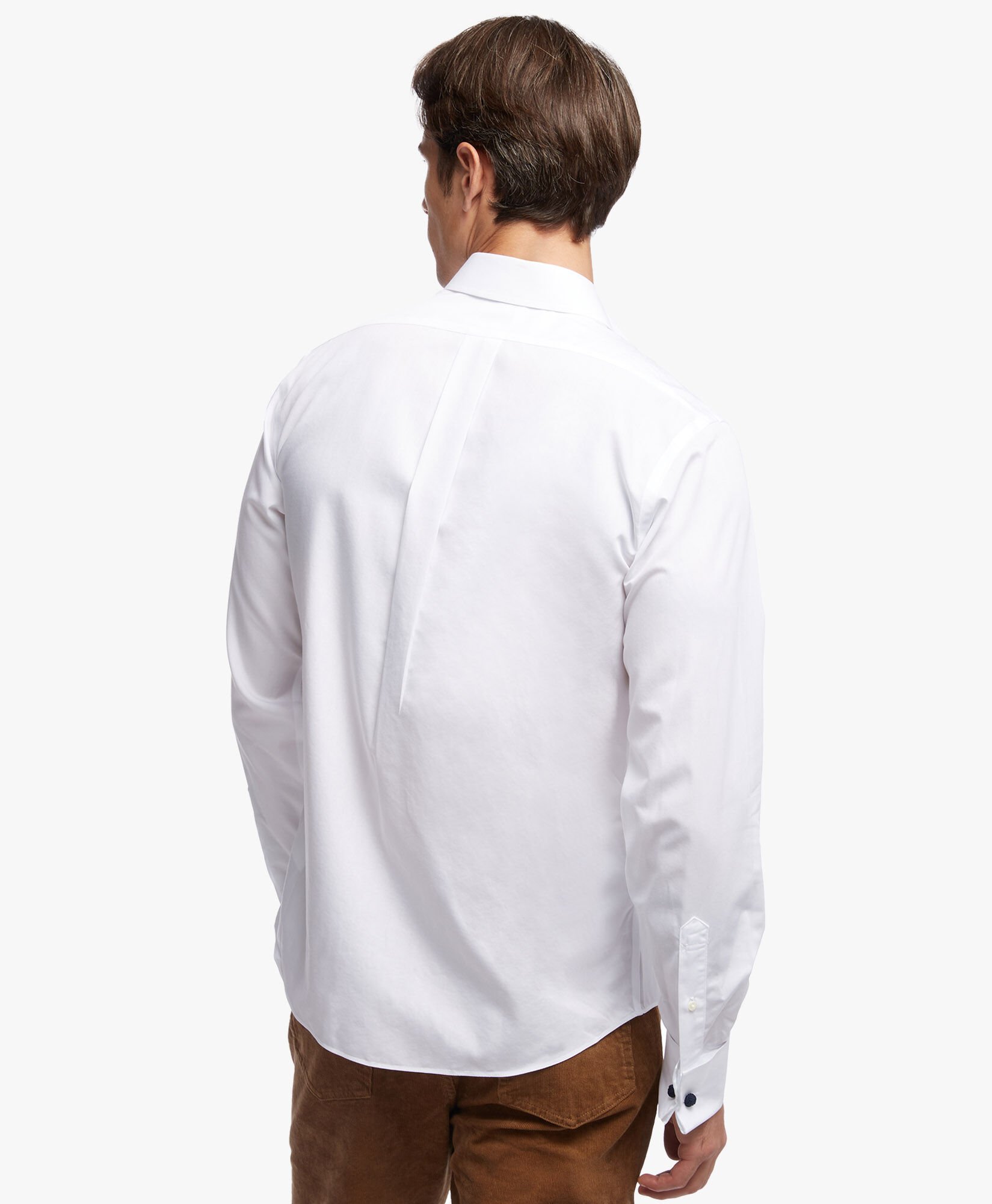 Camisa brooks brothers blanca sales