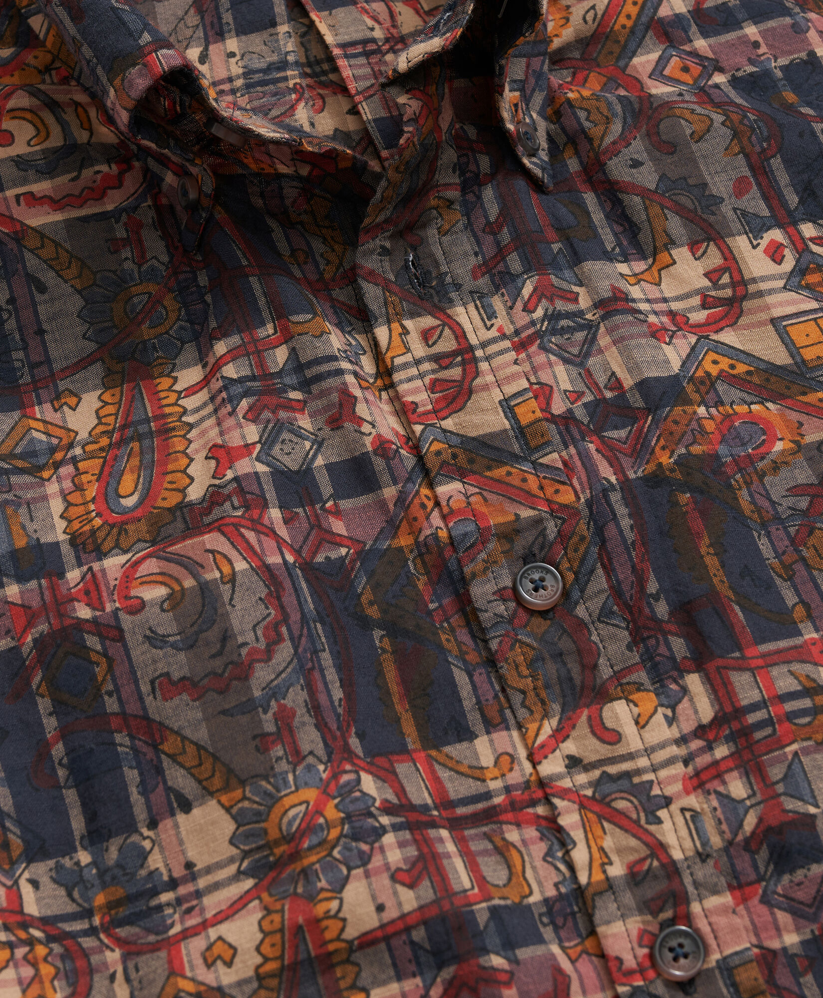 Brooks brothers short sleeve button down top