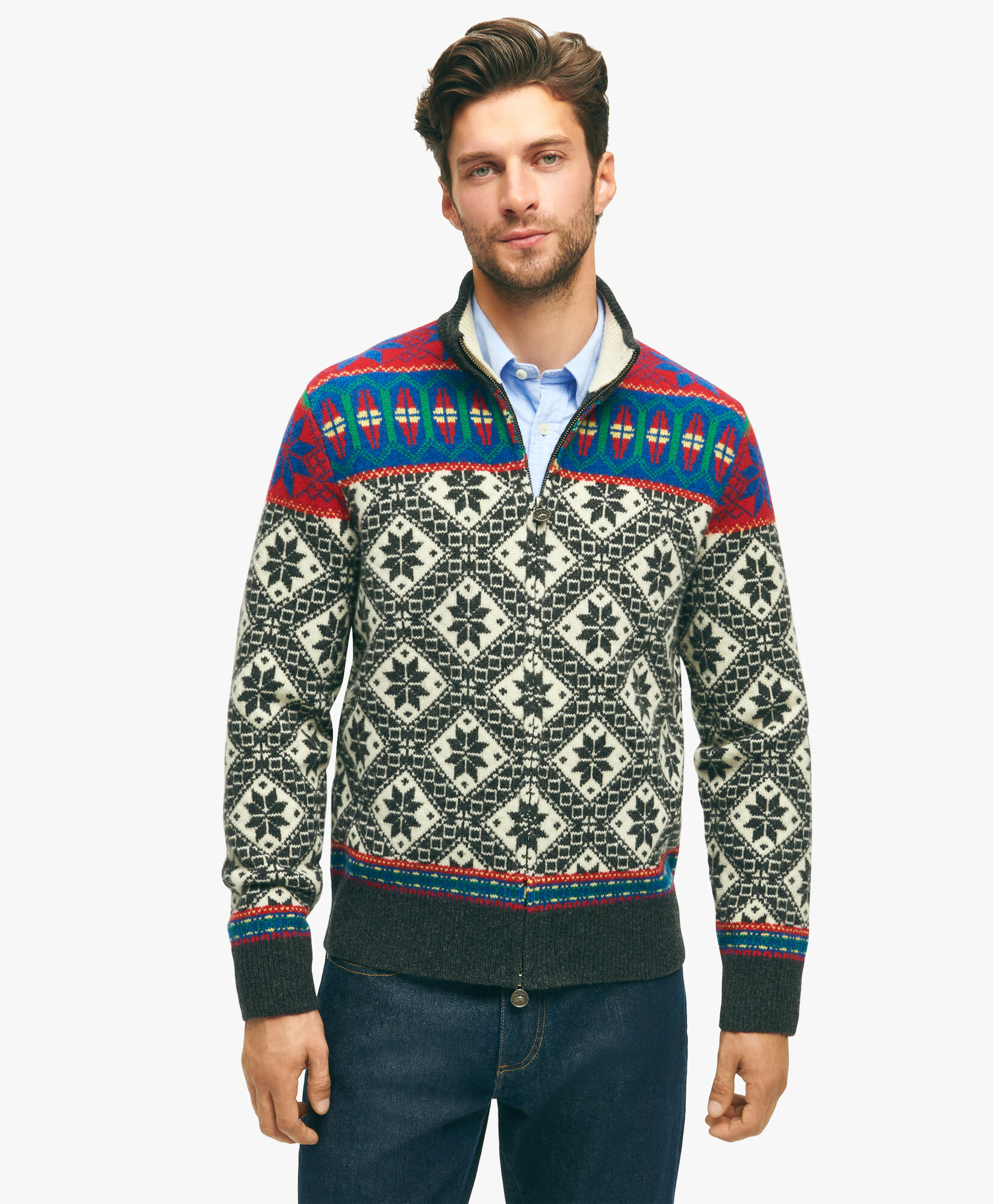 Multi colored long cardigan sweater outlet