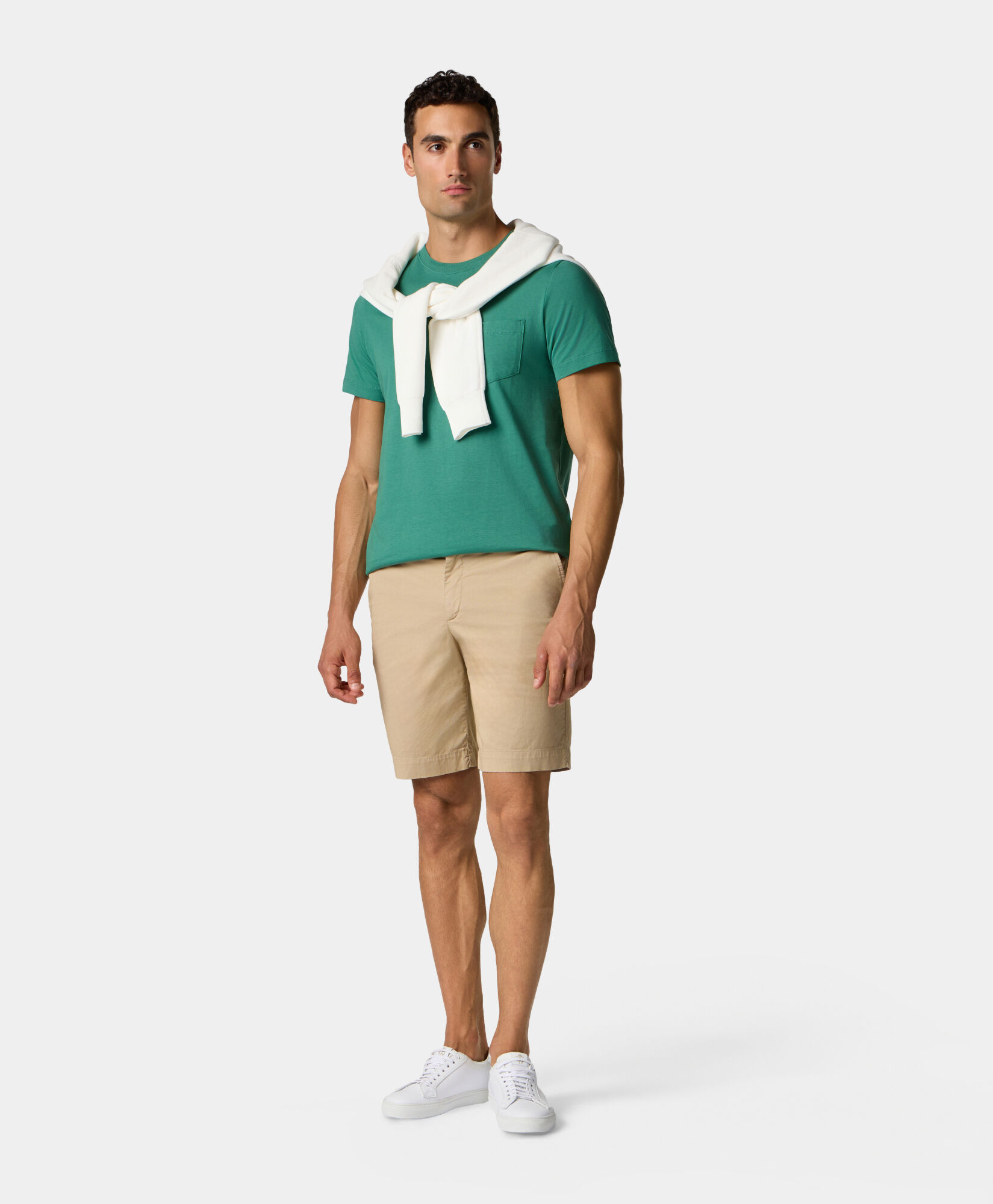 Brooks Brothers Cotton Pocket T-Shirt Green KNTSH009COPCO001GREEP001