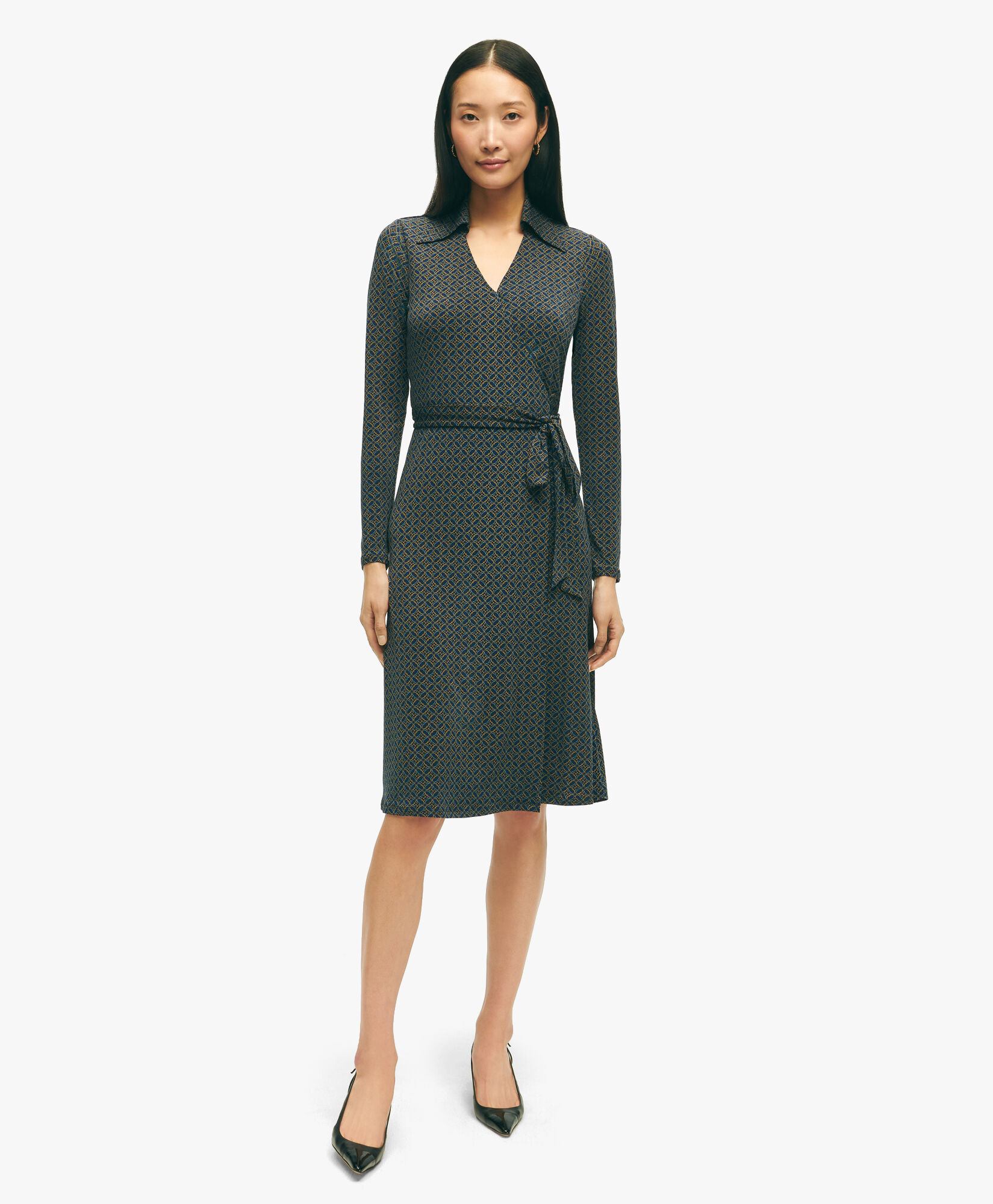 Brooks brothers wrap dress hotsell
