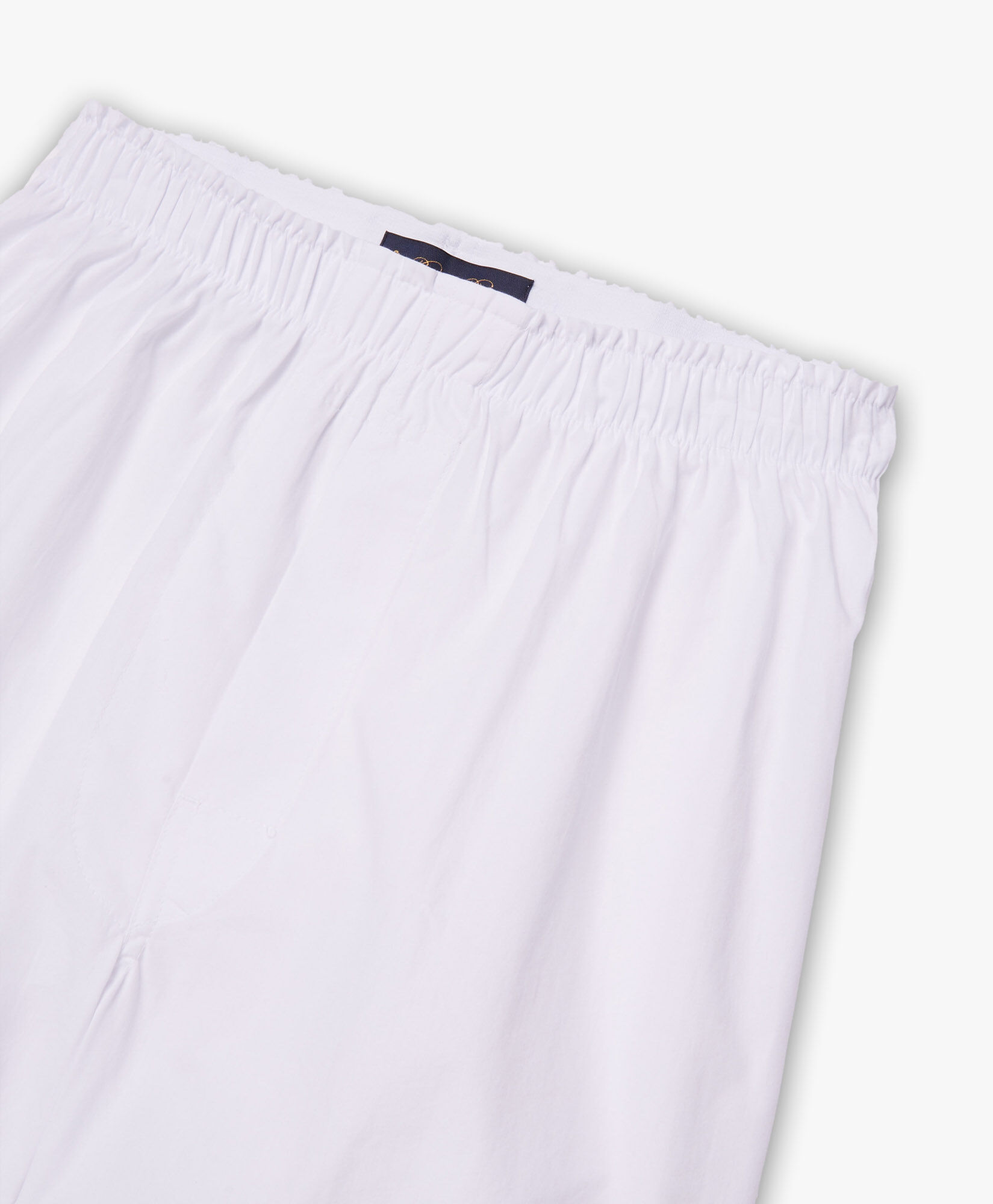 Brooks Brothers Cotton Boxer Shorts White UNDER001COPCO001WHITP001