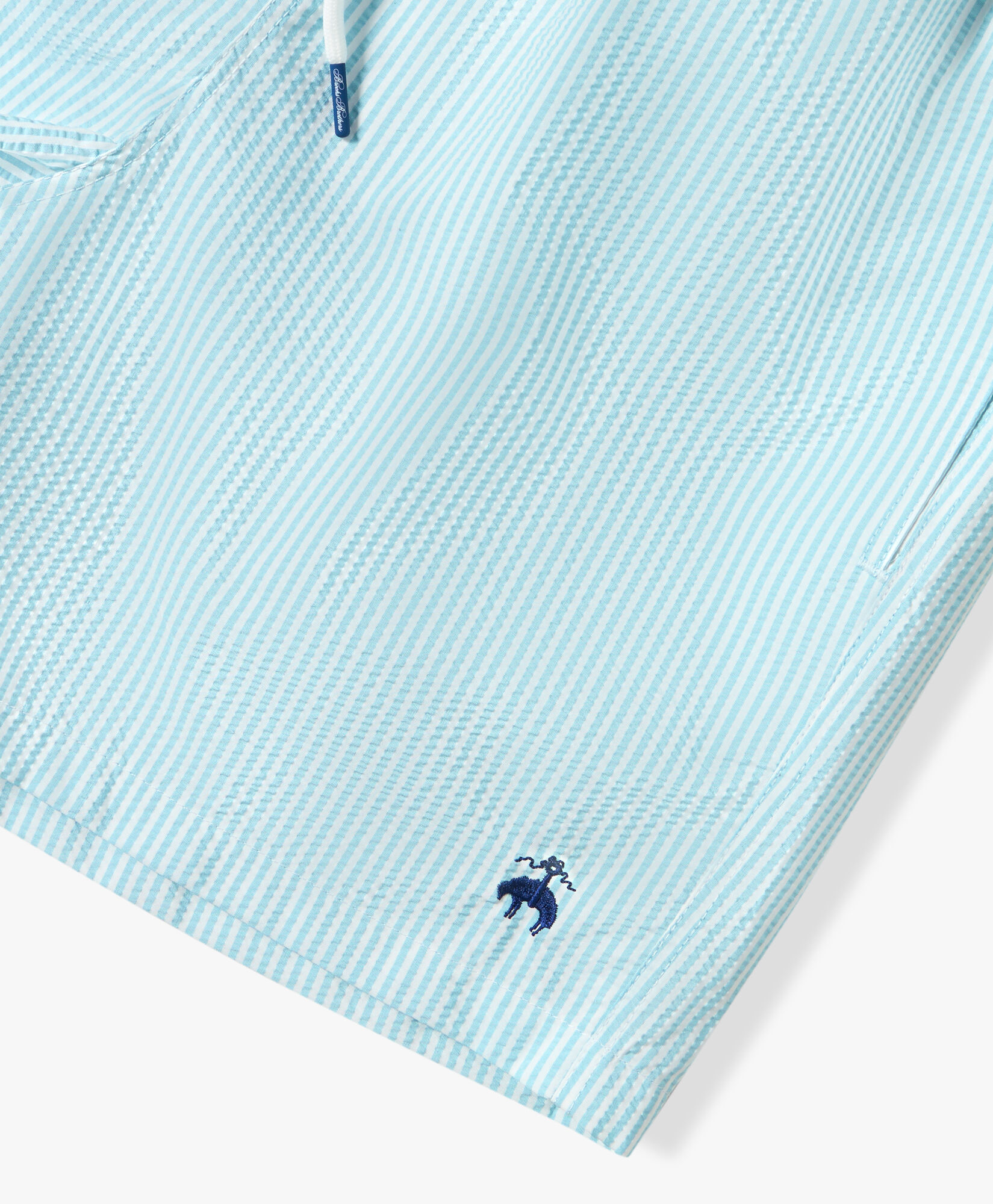 Turquoise Swim Swimming Trunk in Turquoise for Men Brooks Brothers UK
