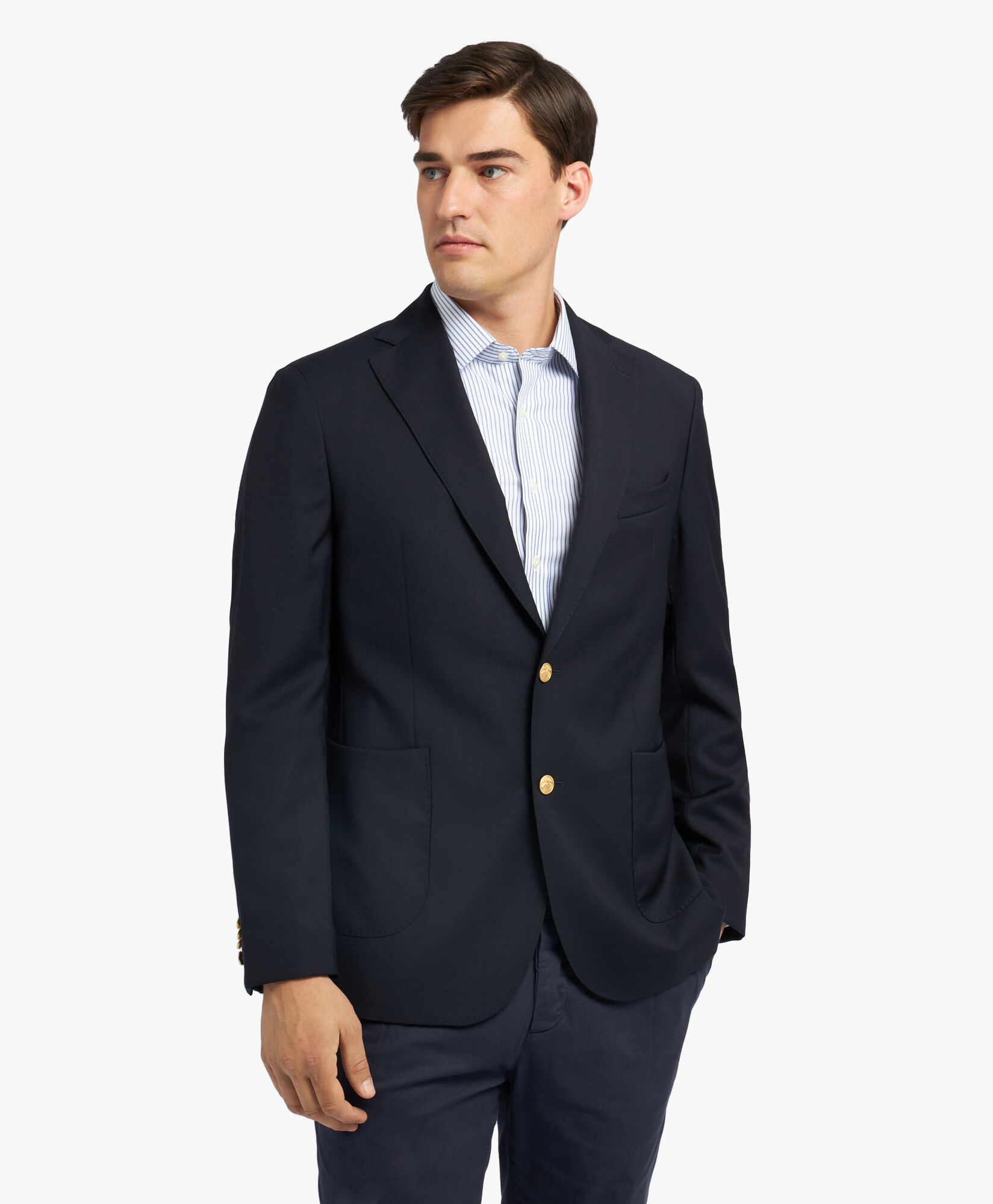 Brooks brothers navy blue blazer discount