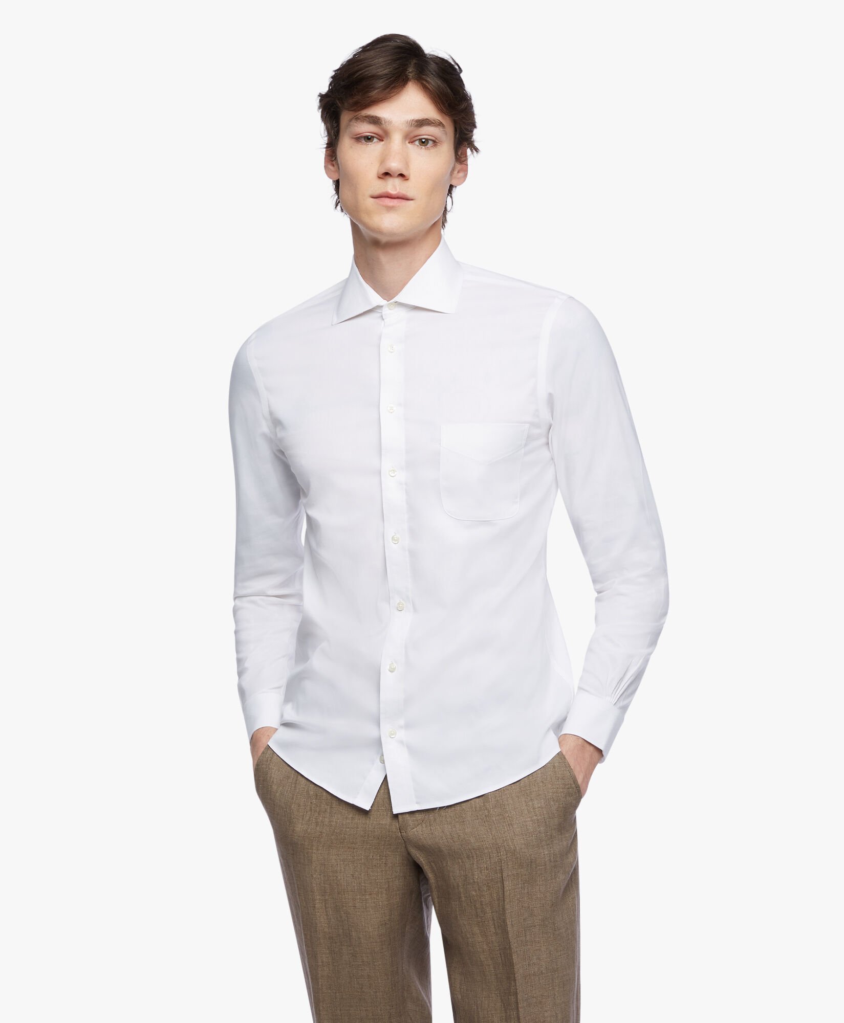Camisa blanca sales slim fit