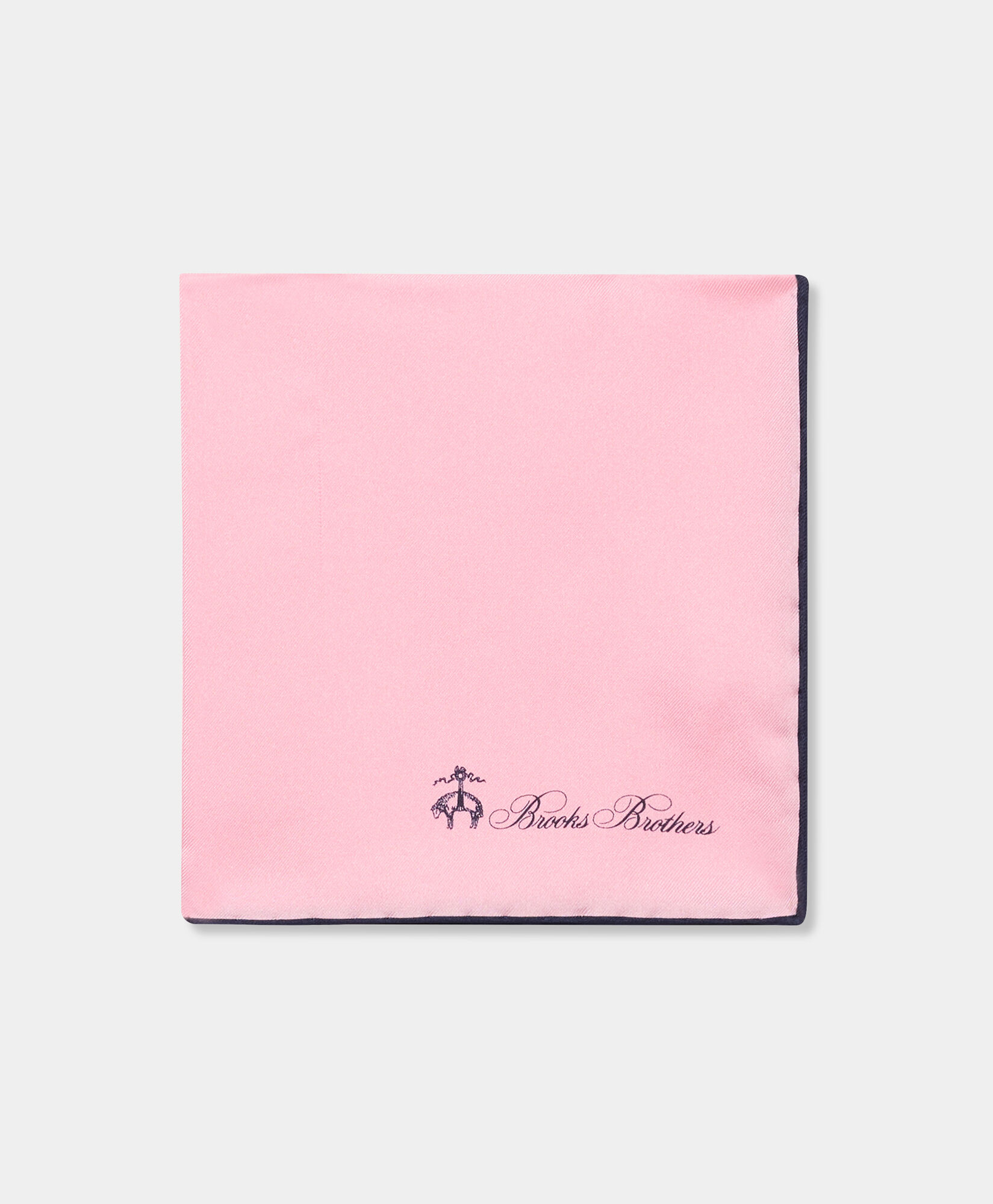 Brooks Brothers Plain Silk Pochette Pink ACPOC001SEPSE001PINKP001