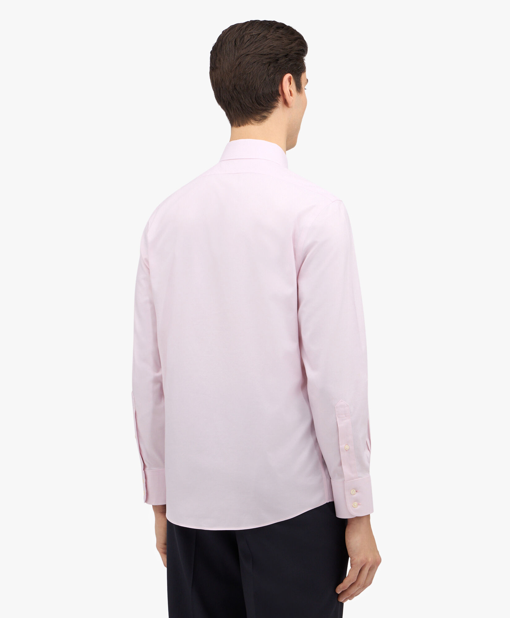 Brooks Brothers Slim Fit Non-Iron Twill Shirt with Ainsley Collar Light Pink 1000095235US100199818