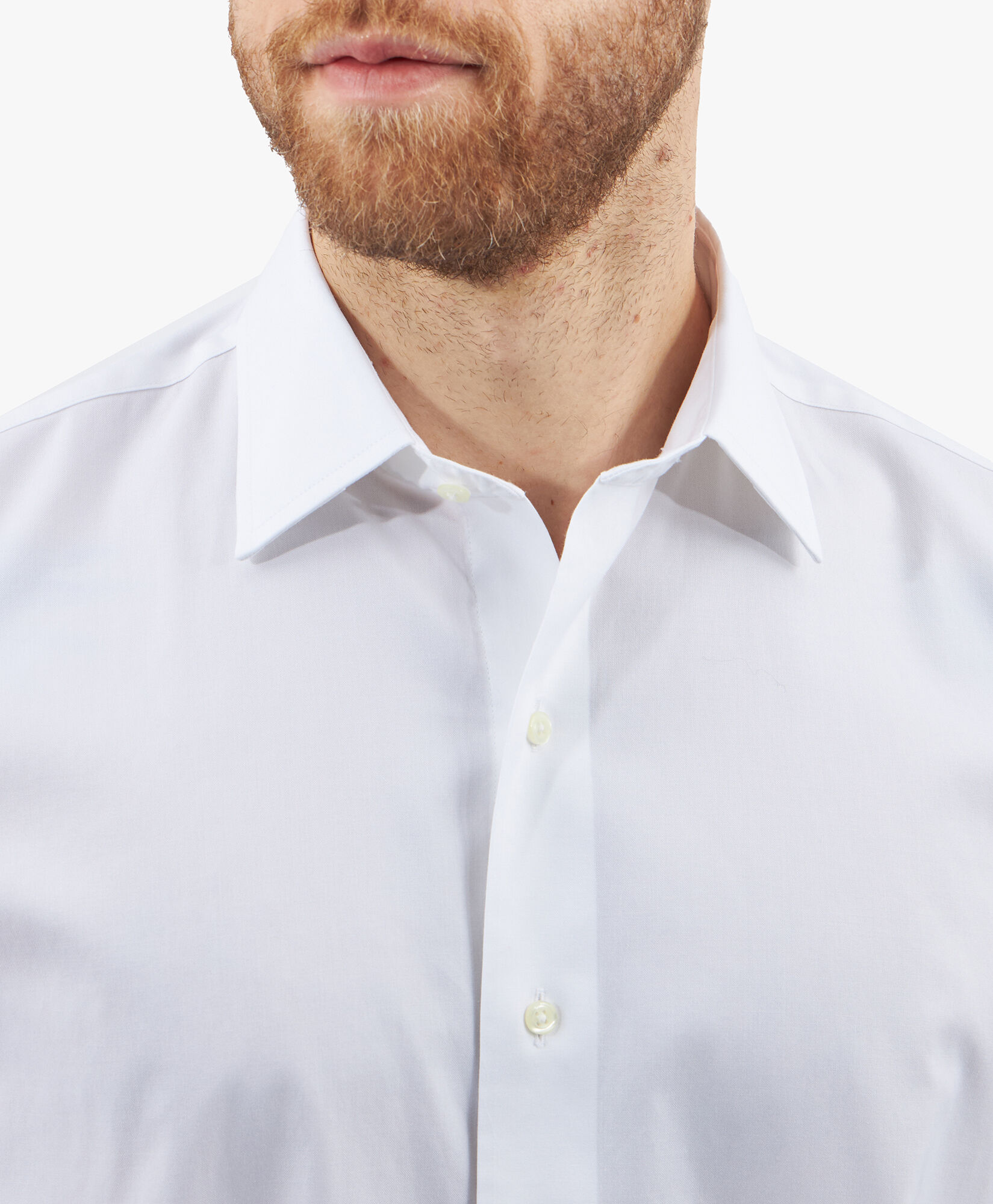 Brooks Brothers Regular Fit Non-Iron Stretch Cotton Shirt with Ainsley Collar White 1000096430US100201323