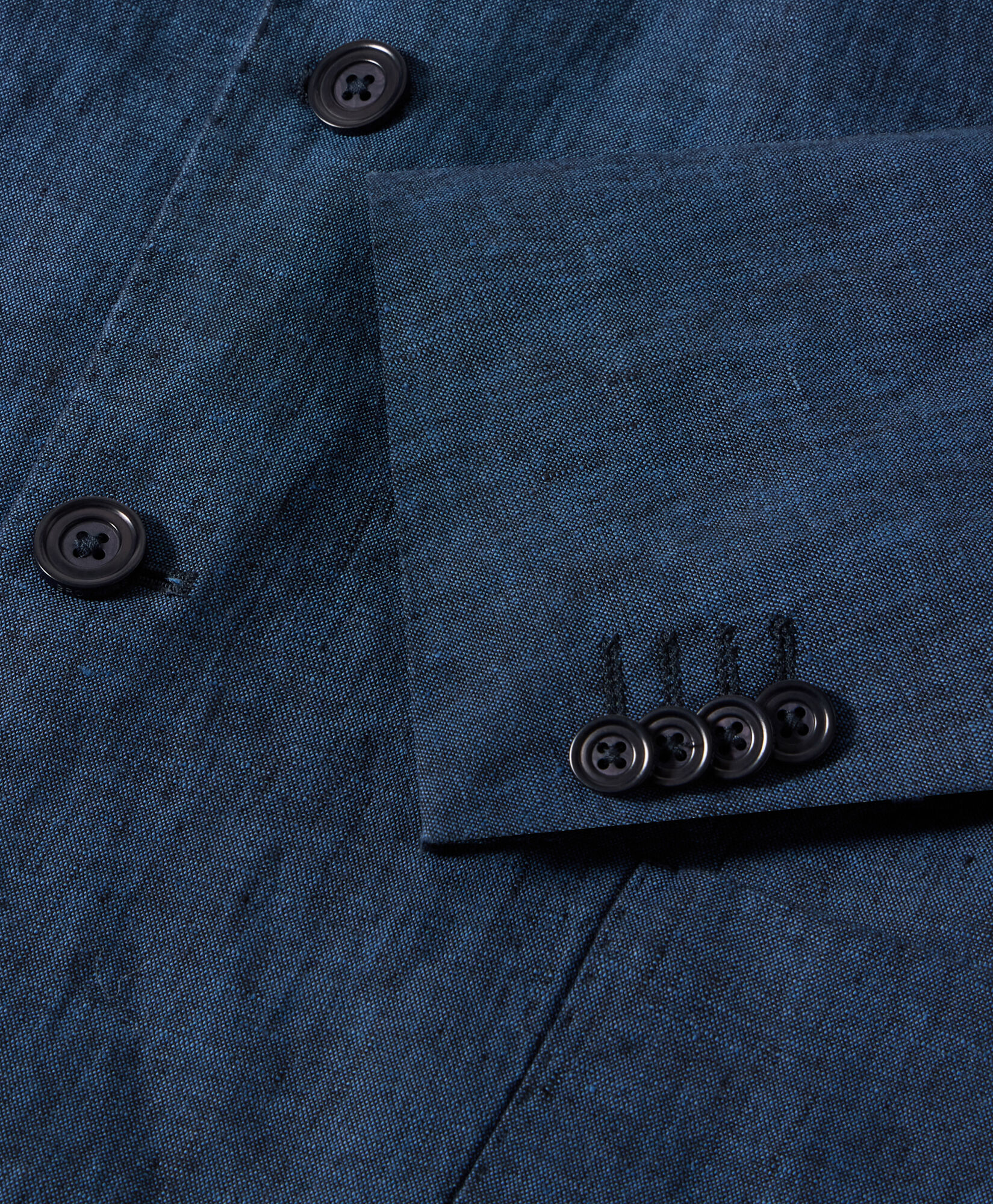 Brooks Brothers Linen Single-Breasted Blazer Dark Navy JKREG070LIPLI001NAVYP003