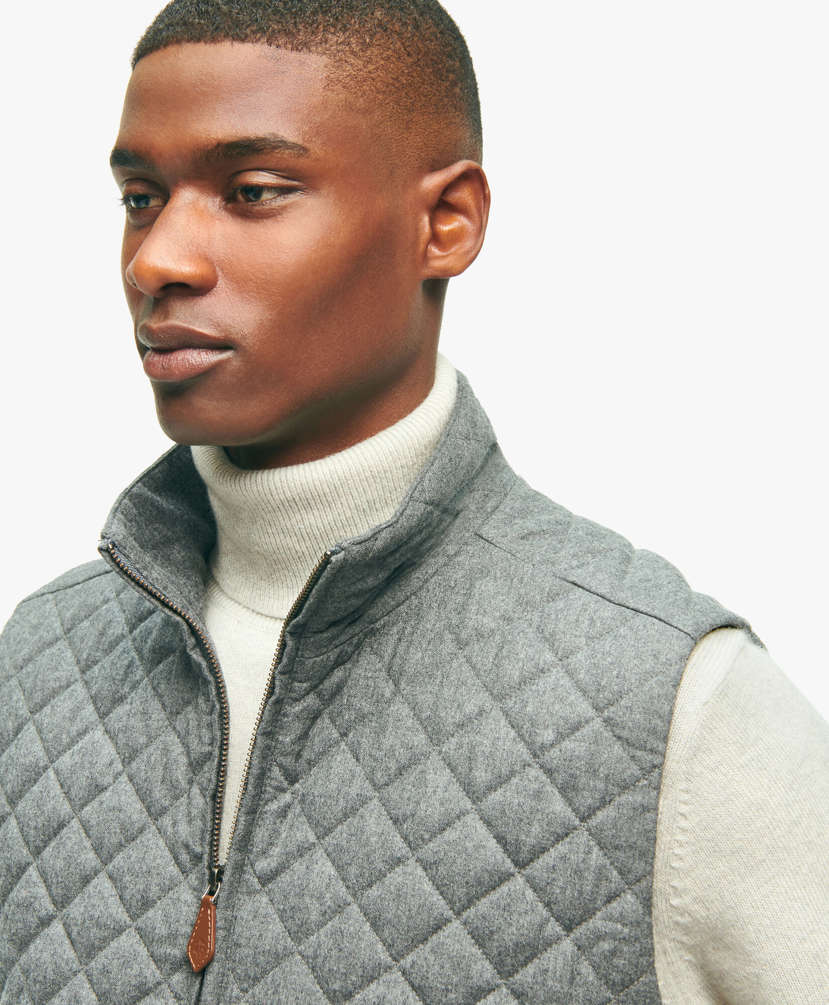 Grey Wool Vest in Light Grey for Men Brooks Brothers UK