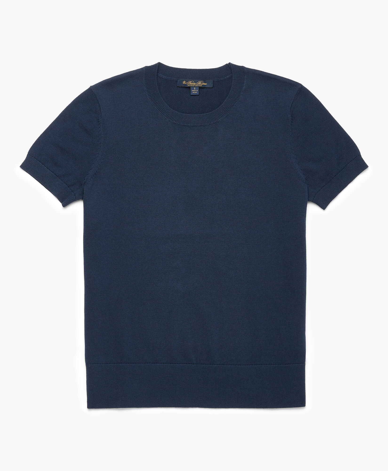 Navy short sleeve sweater on sale