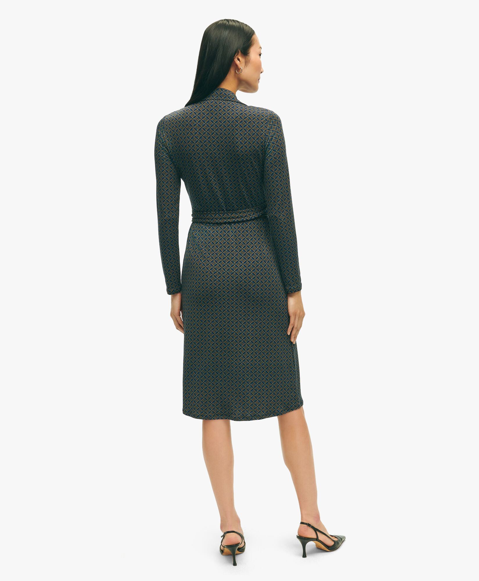 Brooks brothers wrap discount dress