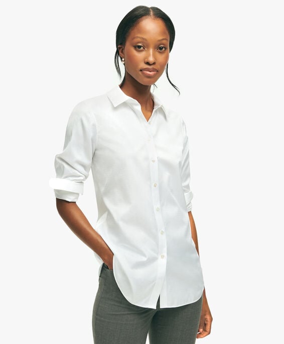 Brooks Brothers Camisa exclusiva Brooks Brothers x Thomas Mason blanca de algodón Blanco 1000098308US100207289