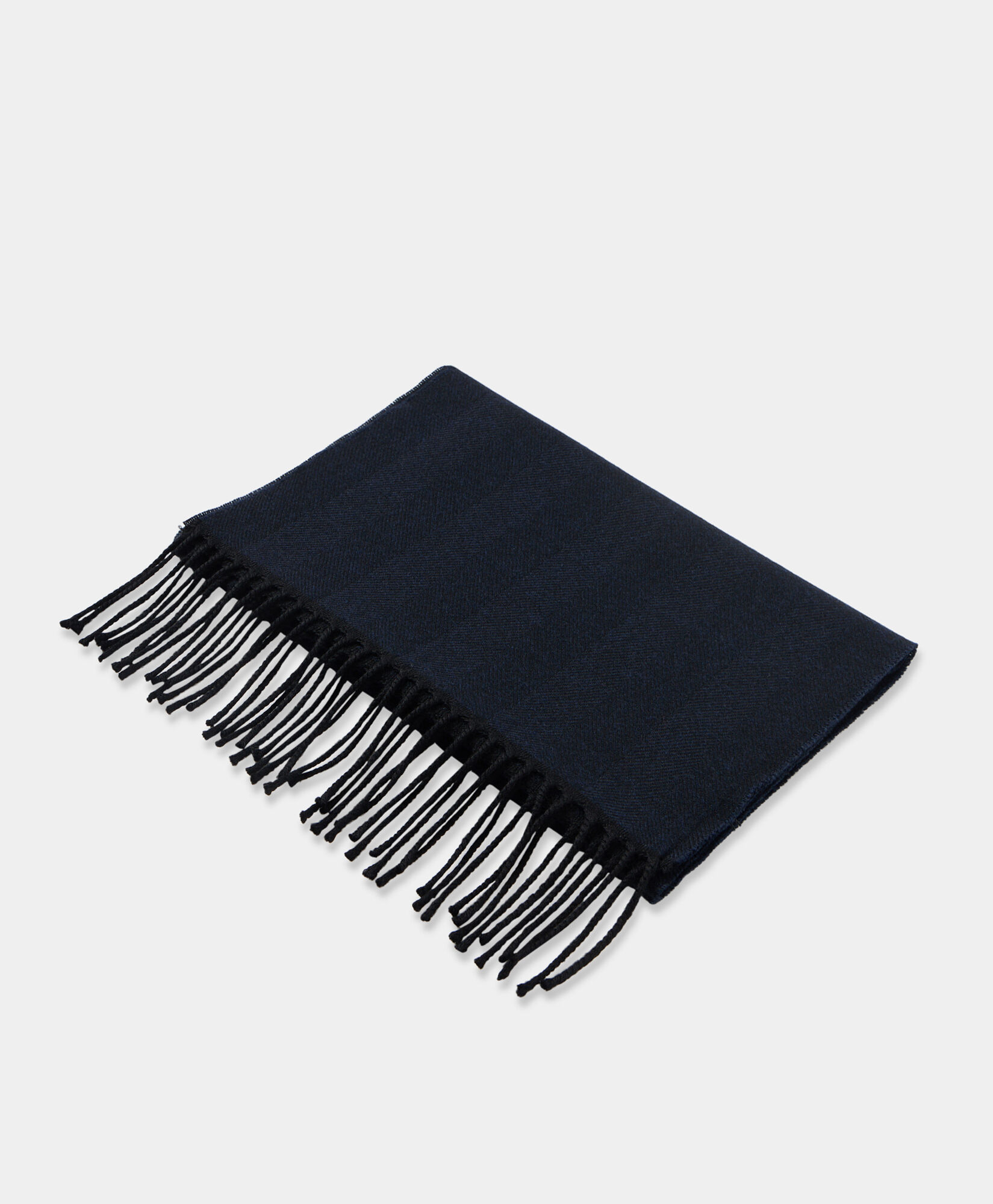 Brooks Brothers Chevron Wool Scarf Navy ACSCF017WOPWO001NAVYF001