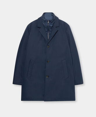 Brooks Brothers Technical Trench Coat Navy COTRE011PLPPL001NAVYP001