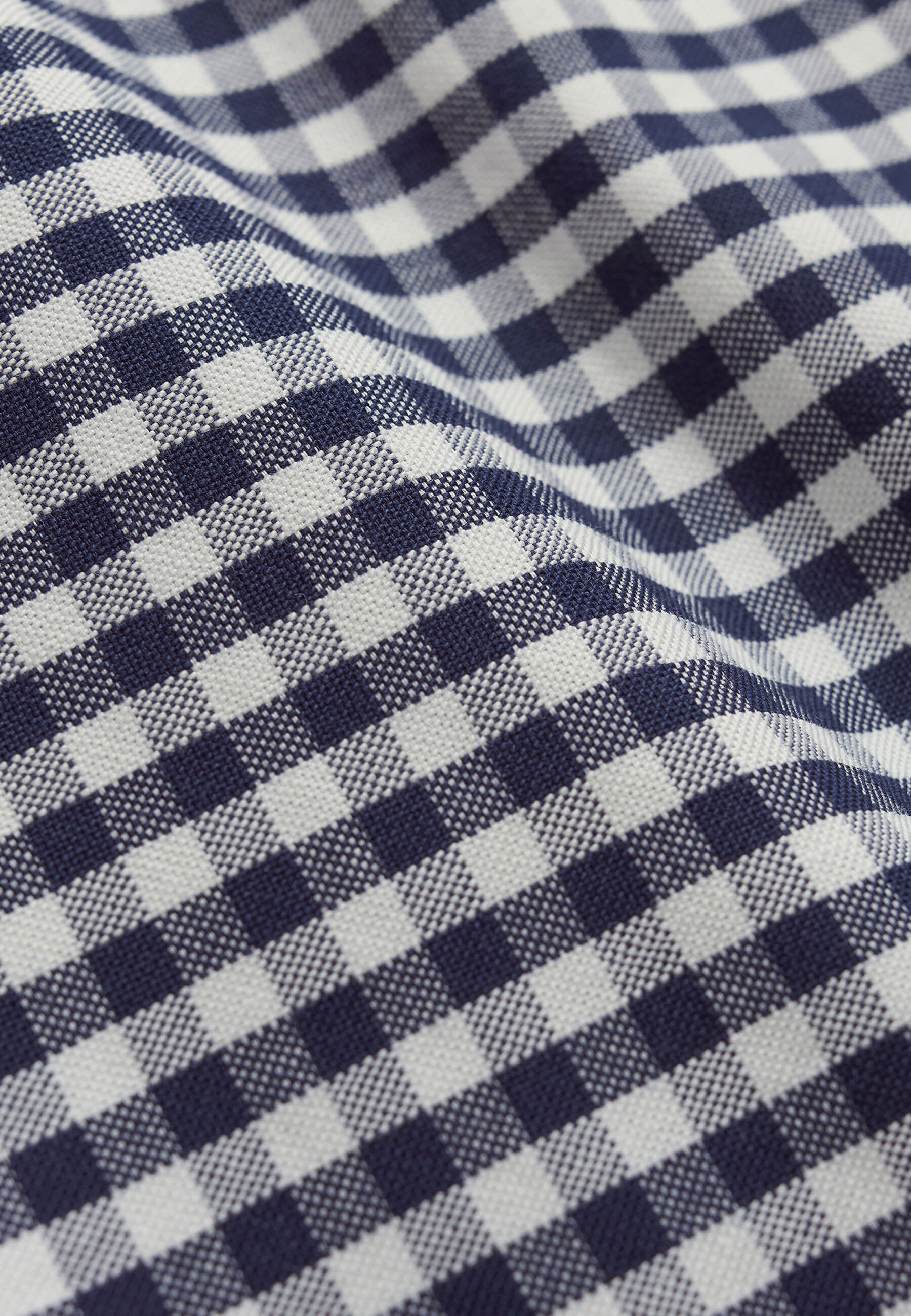 Camicia sportiva vichy in tessuto Oxford stretch non iron