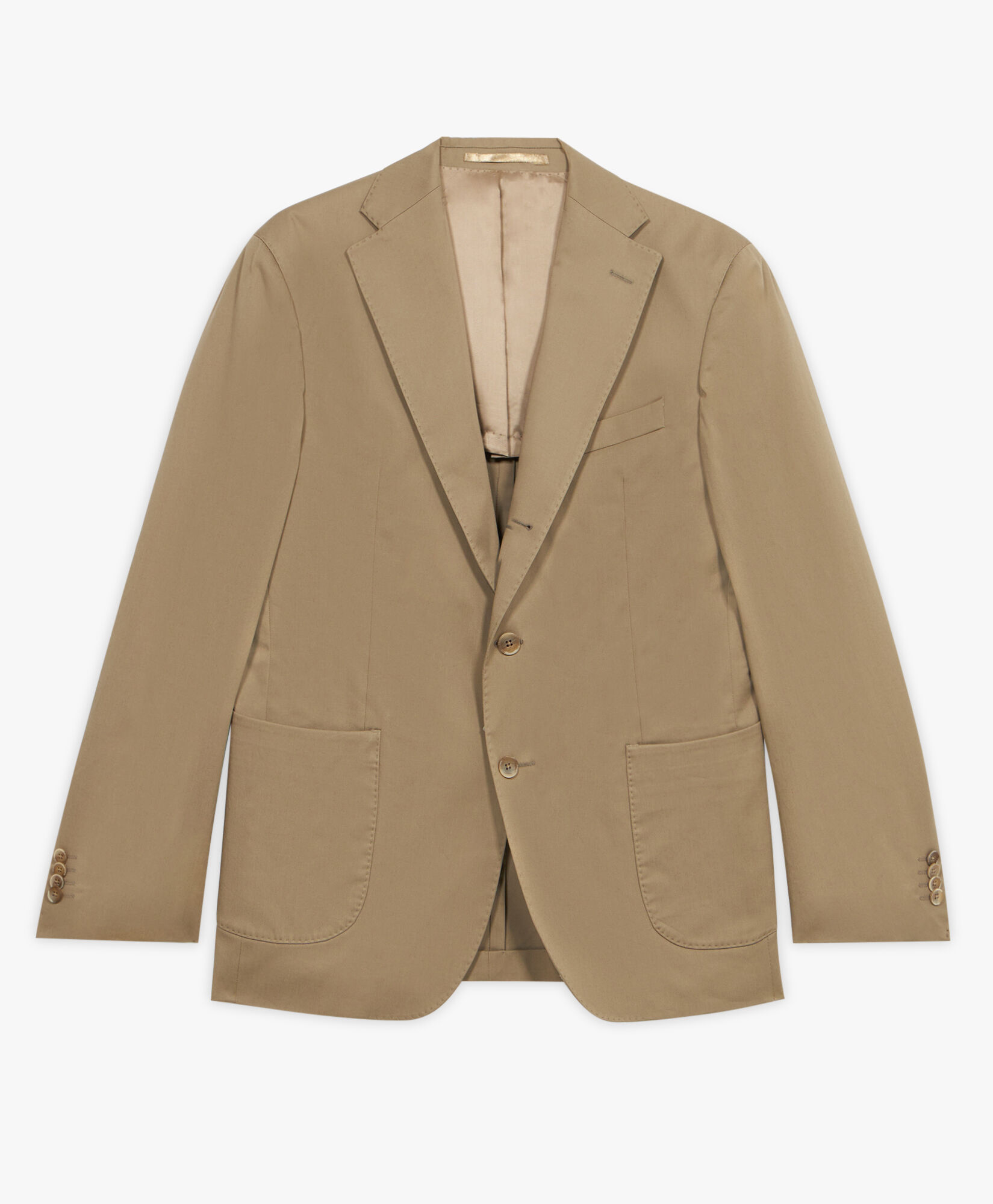 Khaki cotton blazer discount