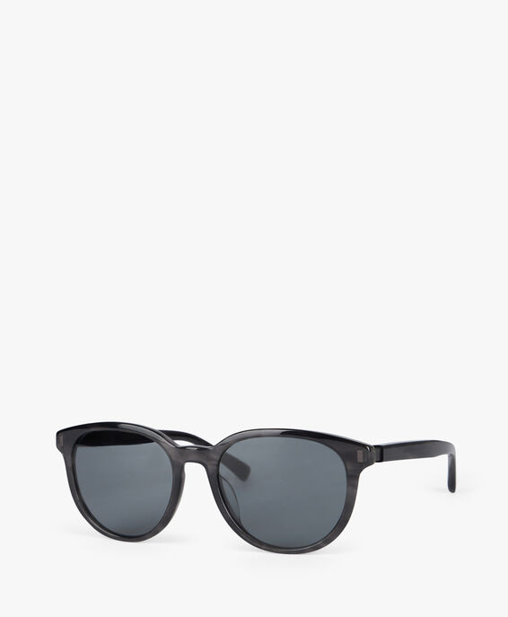 Brooks Brothers Black Round Sunglasses Black 10BB5050UACETATEBLAKP001