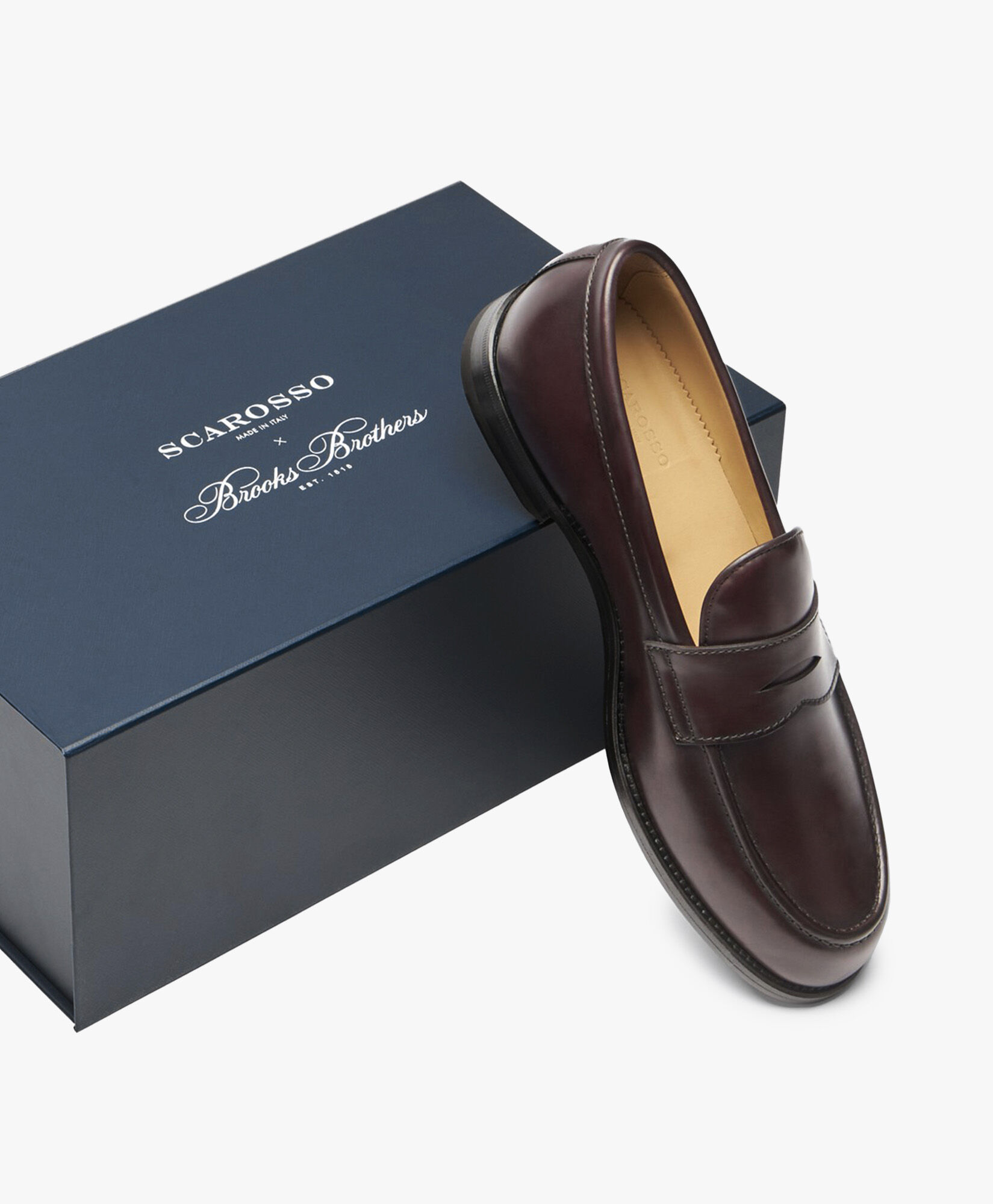 Brooks brothers penny loafers deals