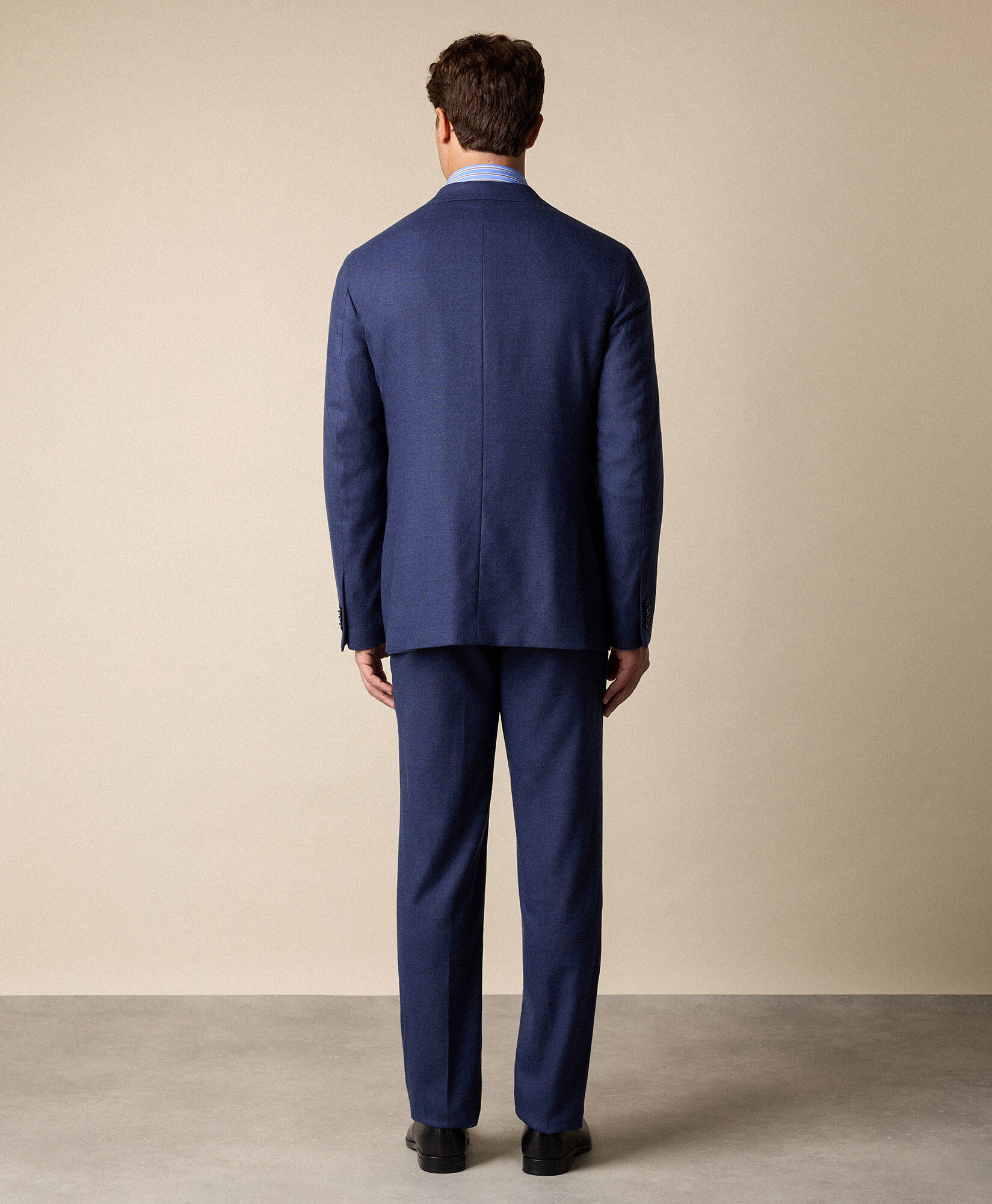 Brooks Brothers Wool Travel Suit Blue STREG065WOBPA007BLUEP001