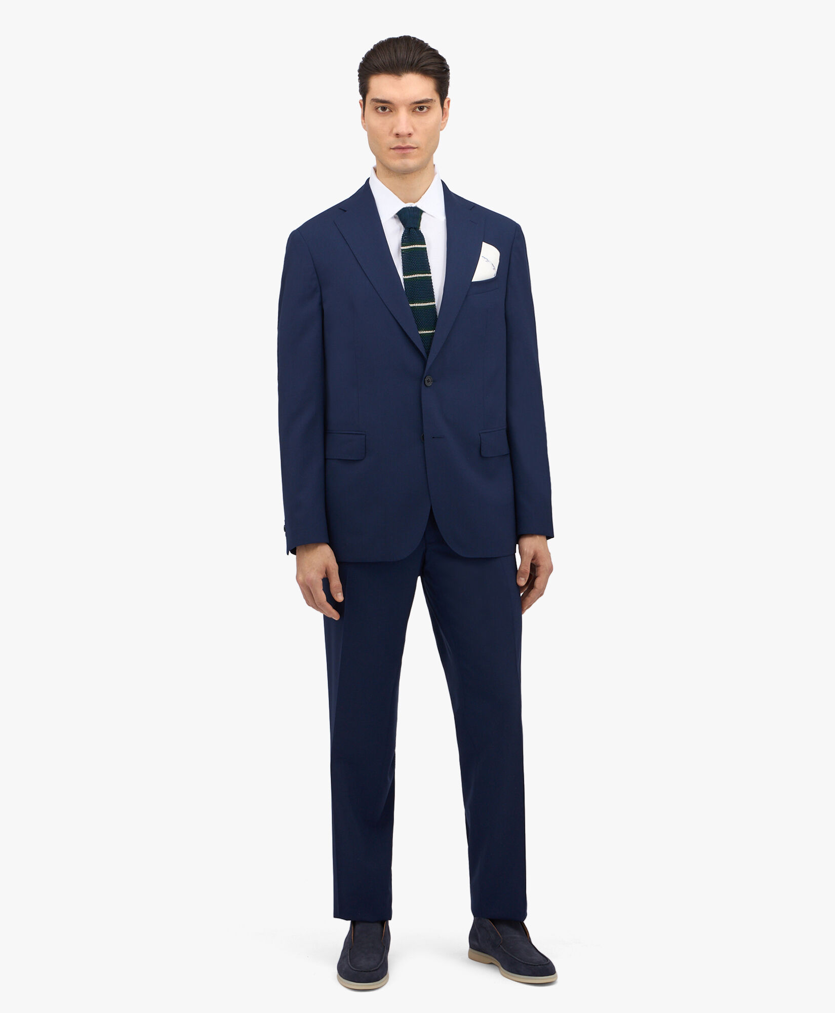 Navy Stretch Virgin Wool Blazer in Navy for Men Brooks Brothers UK