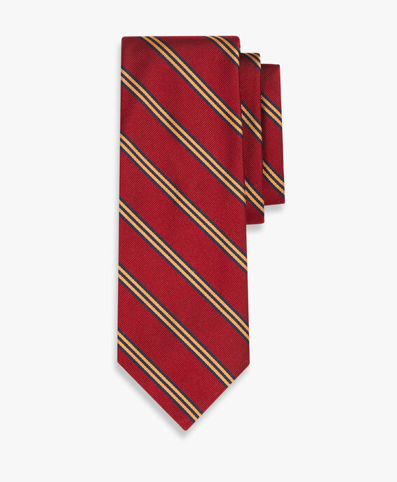 Brooks Brothers Cravate en soie rouge Regimental Rouge 1000095001US100198776