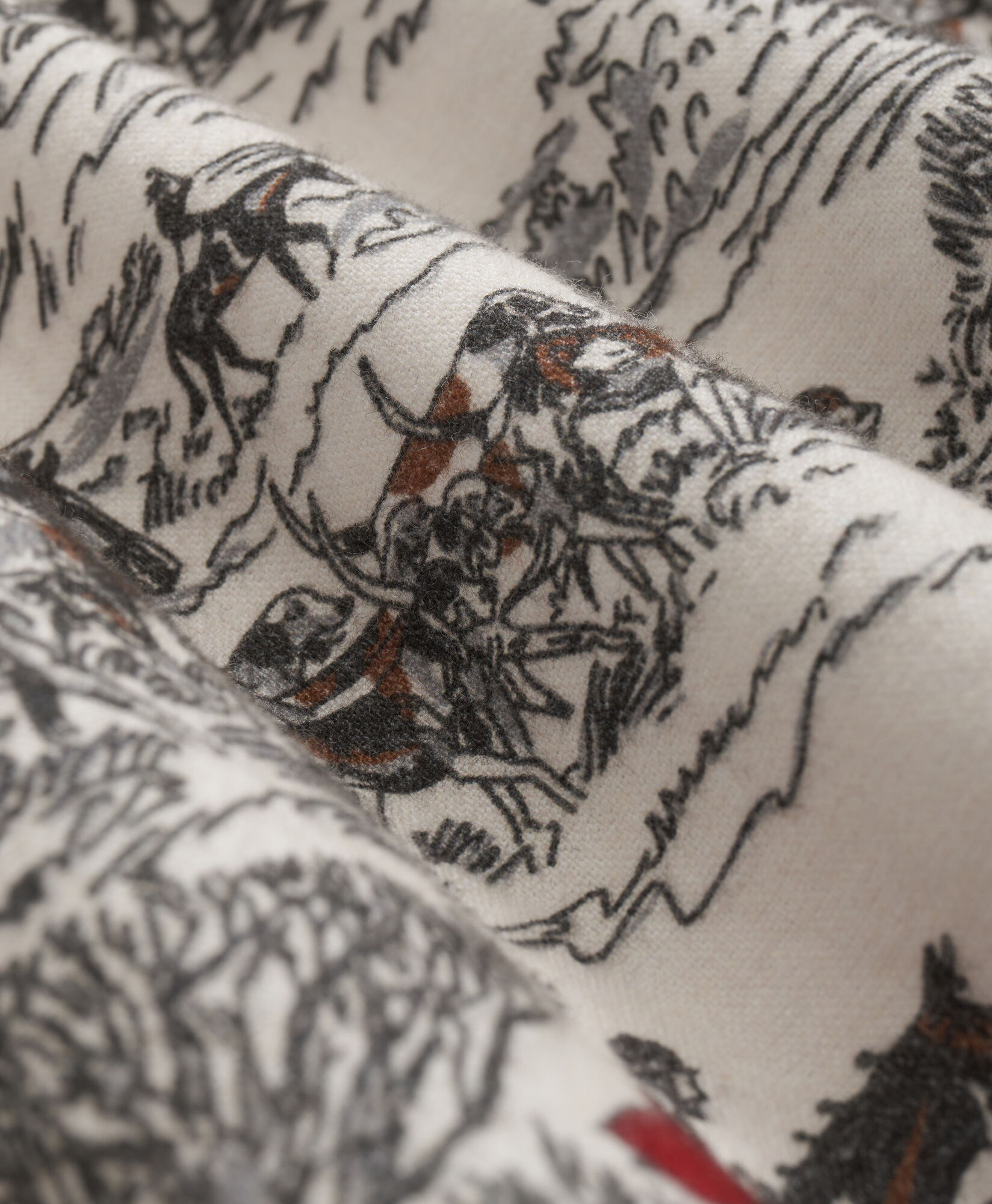 Brooks Brothers Chemise en Flanelle Coupe Régulière avec Col Button Down Avoine 1000104543US100221463