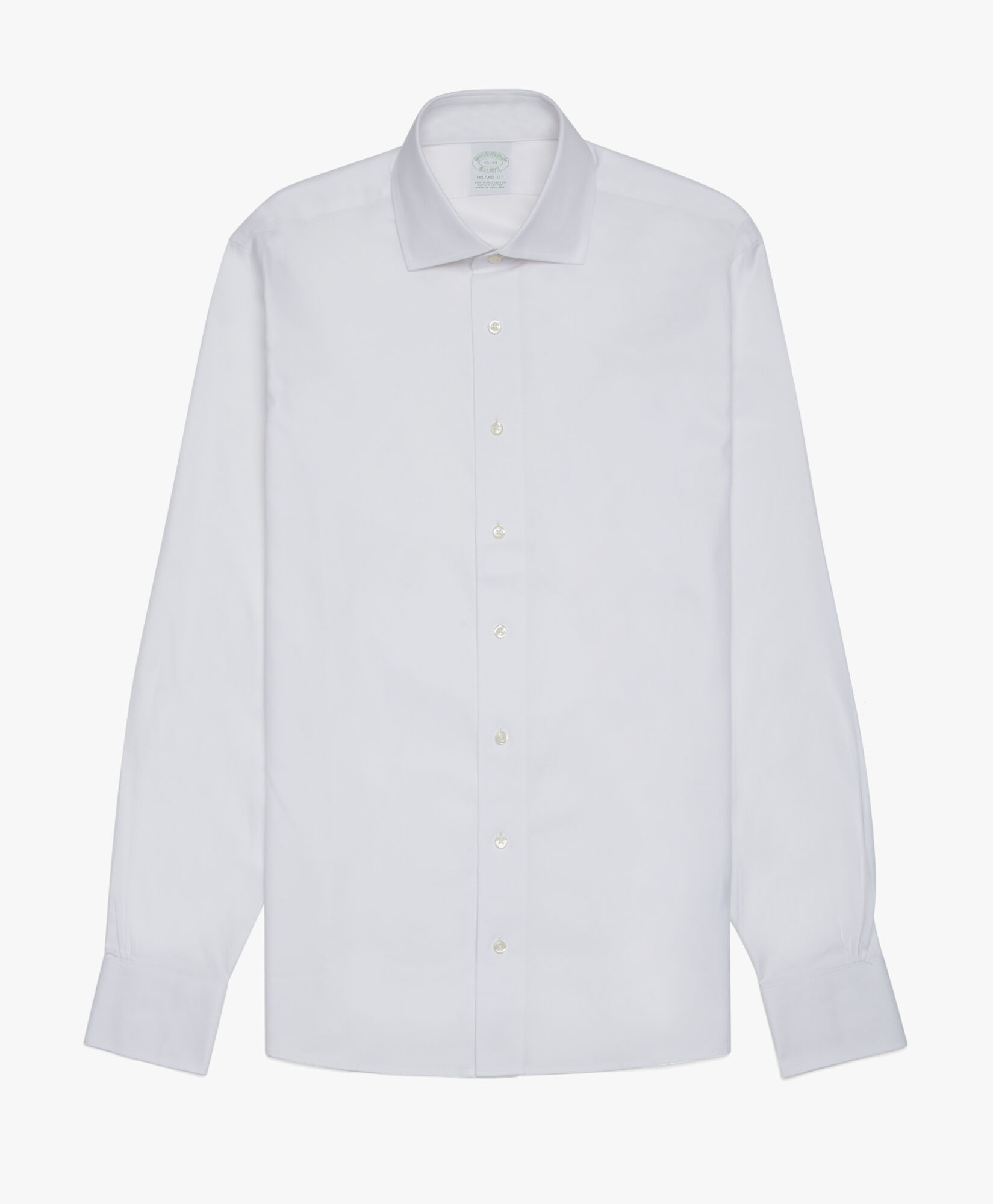 Chemise blanche ajustee en coton stretch non iron a col semi francais en Blanc pour homme Brooks Brothers EU