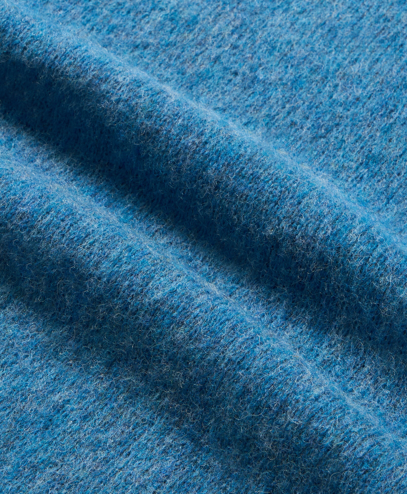 Brooks Brothers Pull Ras du Cou en Laine Shetland Ciel KNCRN064WOPWO005SKYP0001