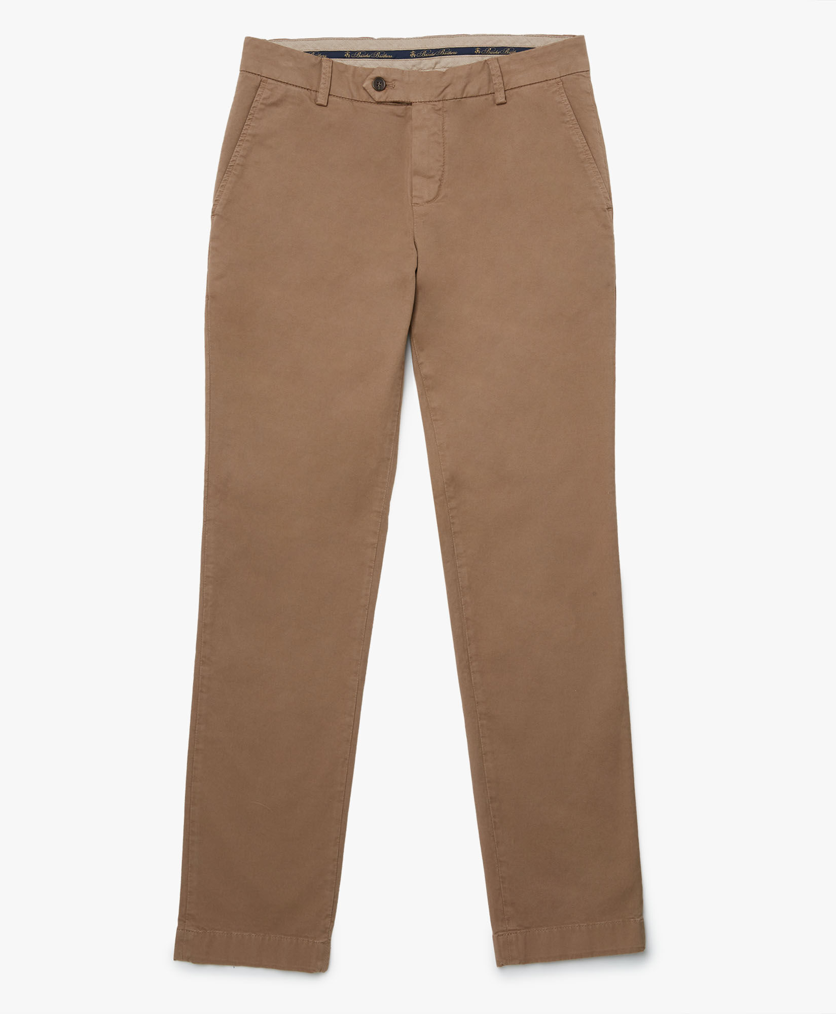 Brooks Brothers Chino en coton stretch Marron CPCHI003COBSP003BRWNP001