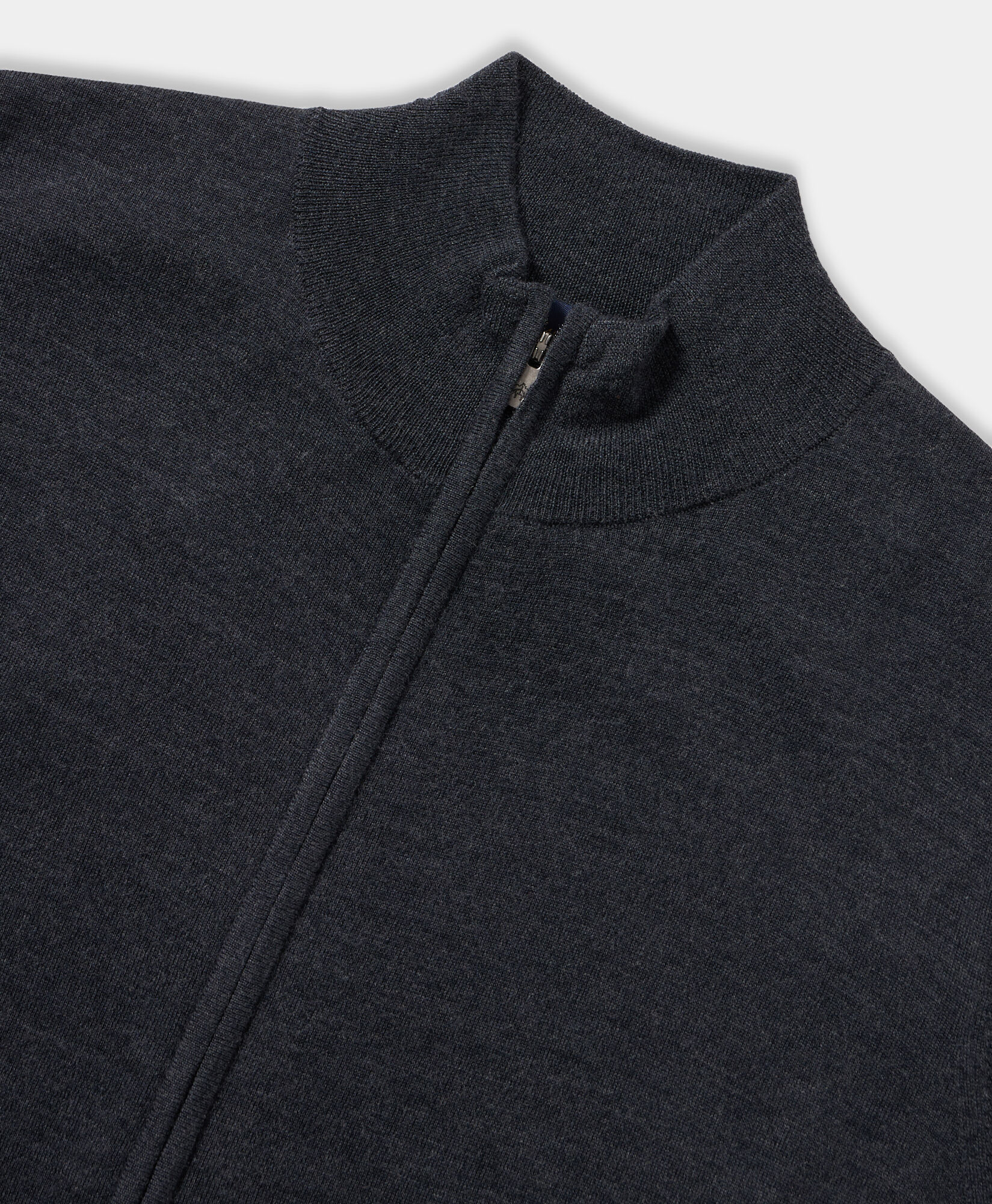 Merino Wool Full Zip Sweater