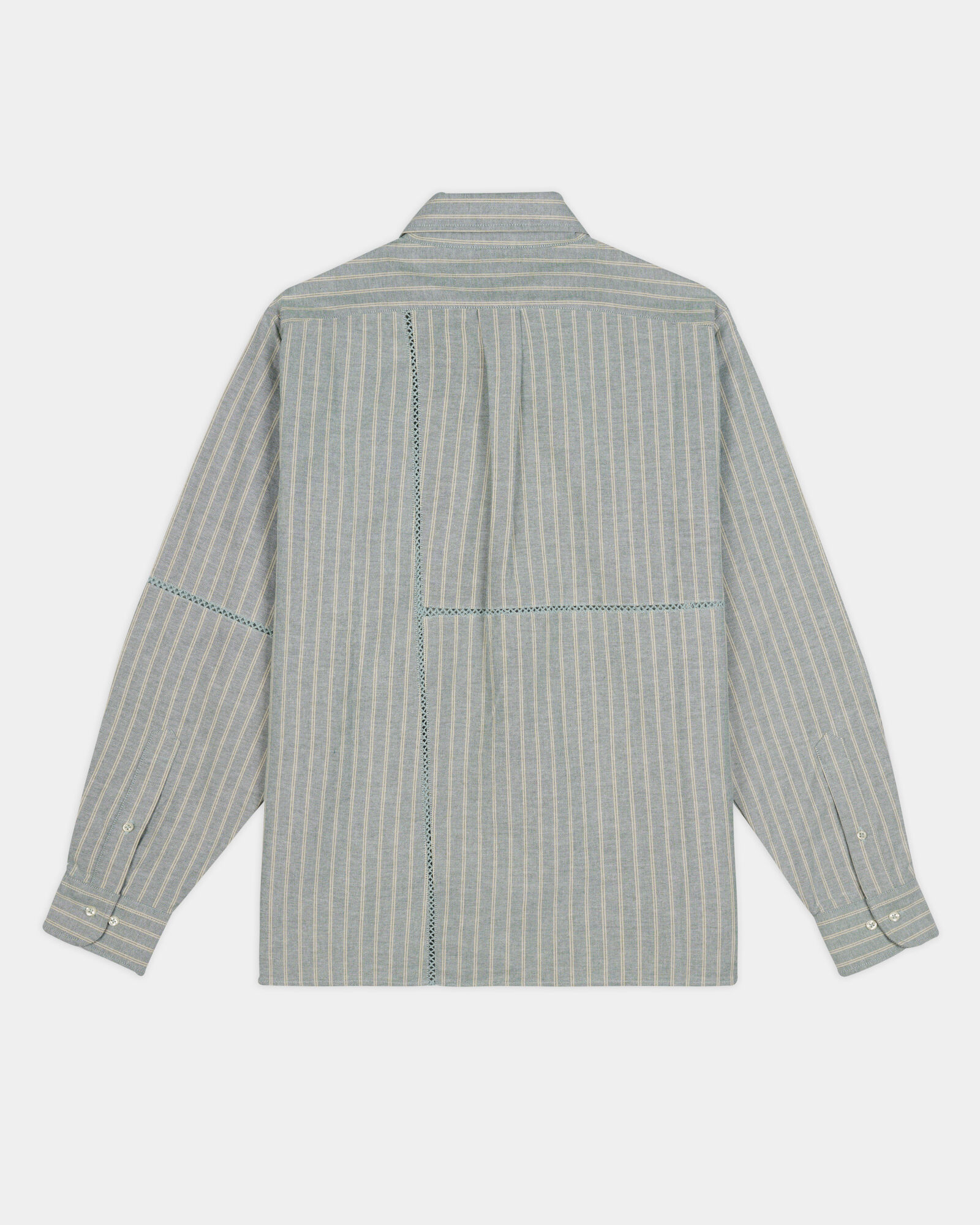 Brooks Brothers Brain Dead x Brooks Brothers California Patchwork Oxford Shirt Green BDS24T24004188GR01