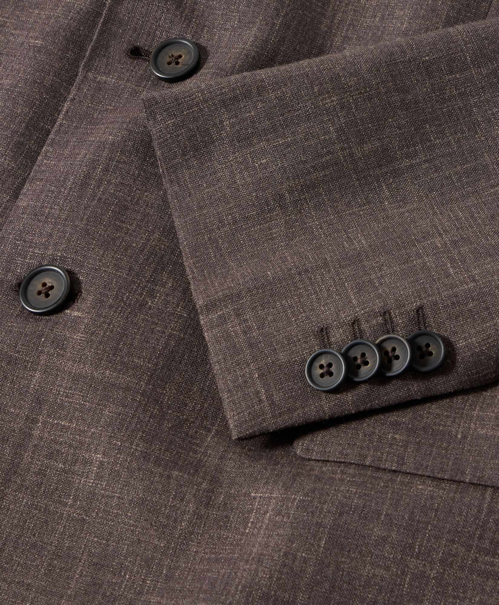 Brooks Brothers Summertime Wool-Silk-Linen Blend Suit Brown STREG038WVBLI004BRWNP001