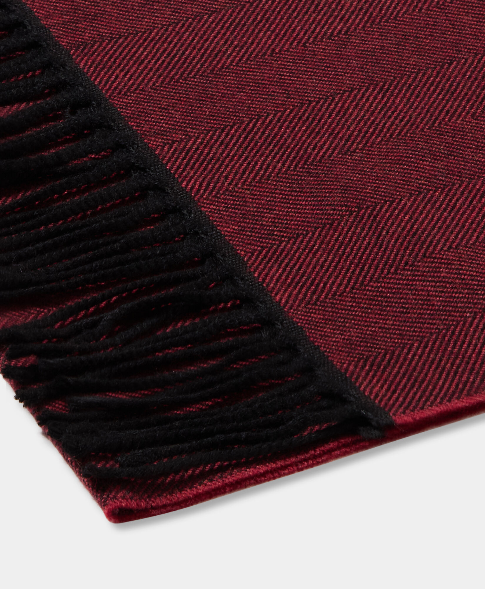 Brooks Brothers Chevron Wool Scarf  Red ACSCF017WOPWO001REDF0001
